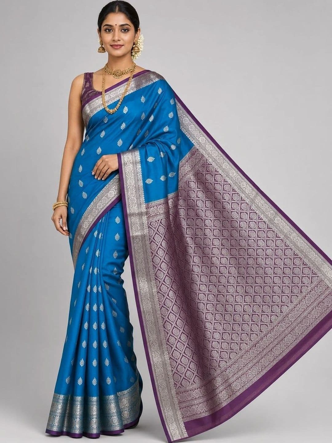 Fashioneta Woven Design Zari Art Silk Saree - view 1