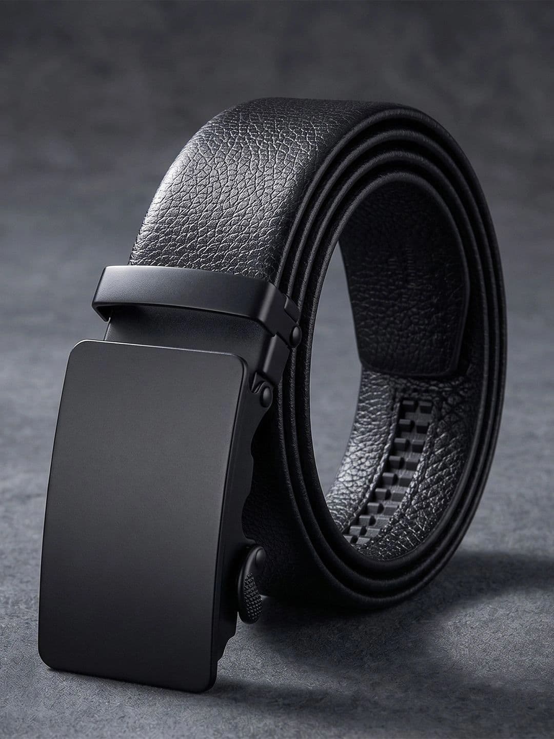 The Roadster Lifestyle Co Textured Belt With Auto lock Buckle - view 1