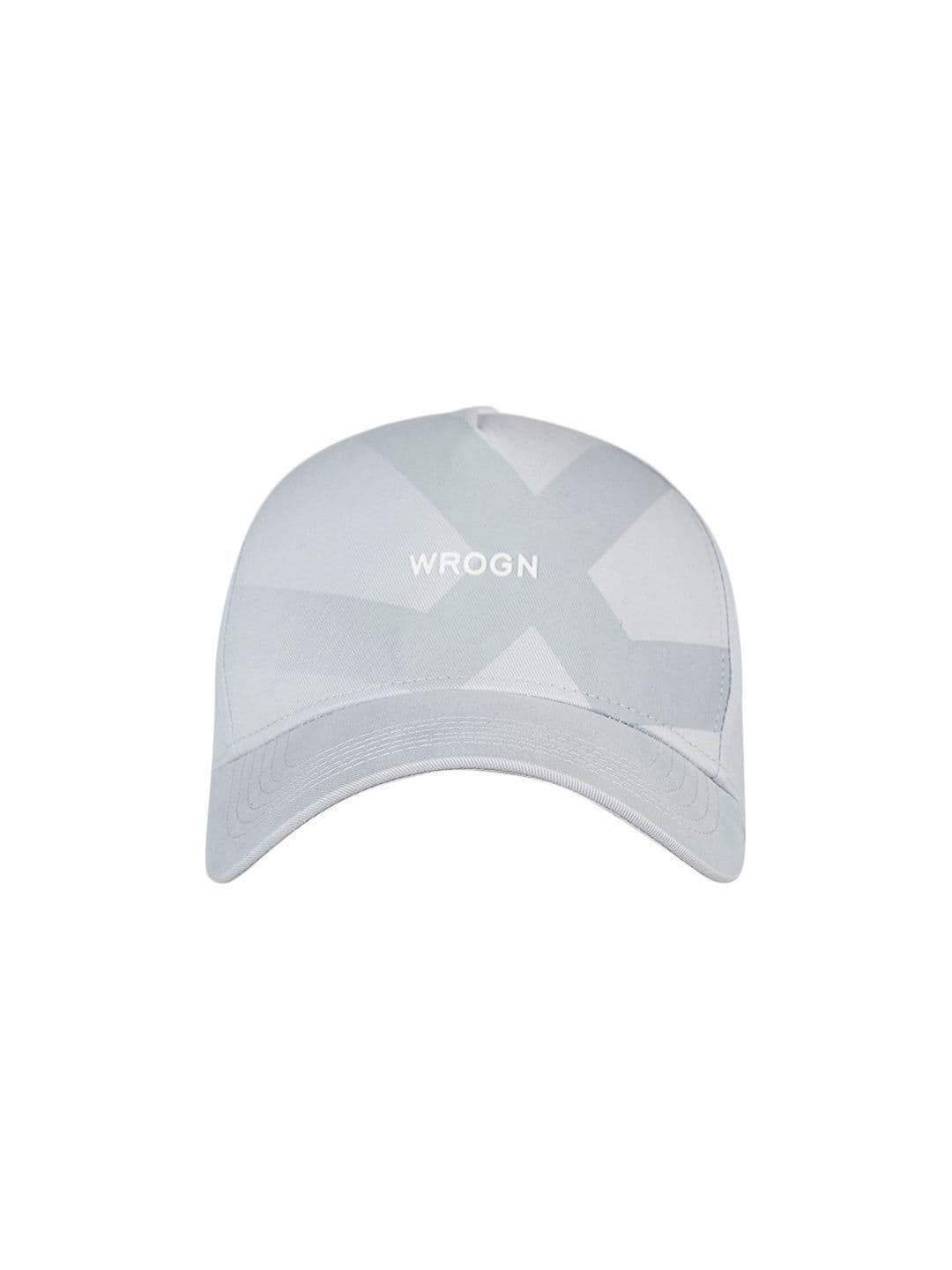 WROGN Unisex Grey Printed Baseball Cap - view 1
