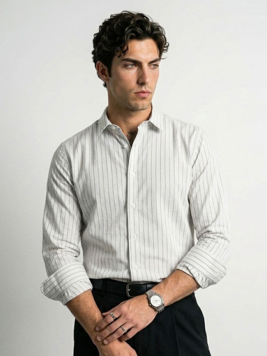 OvrWrk Striped Regular Fit Casual Shirt - view 1