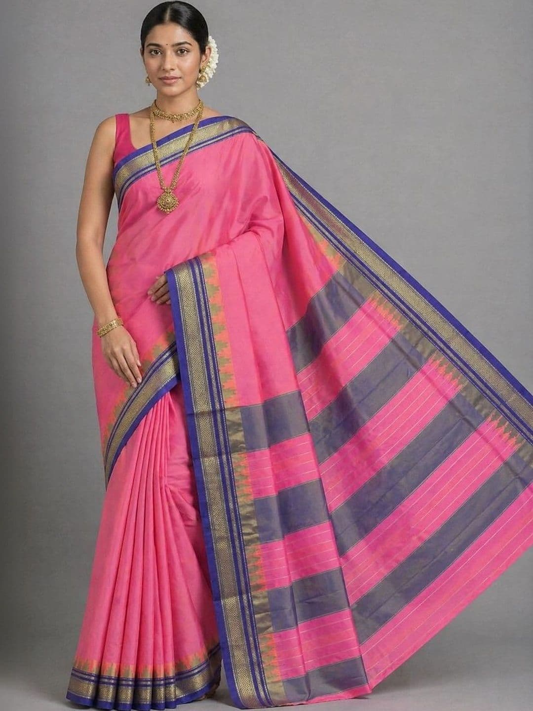 Fashioneta Heritage Woven Design Art Silk Saree - view 1
