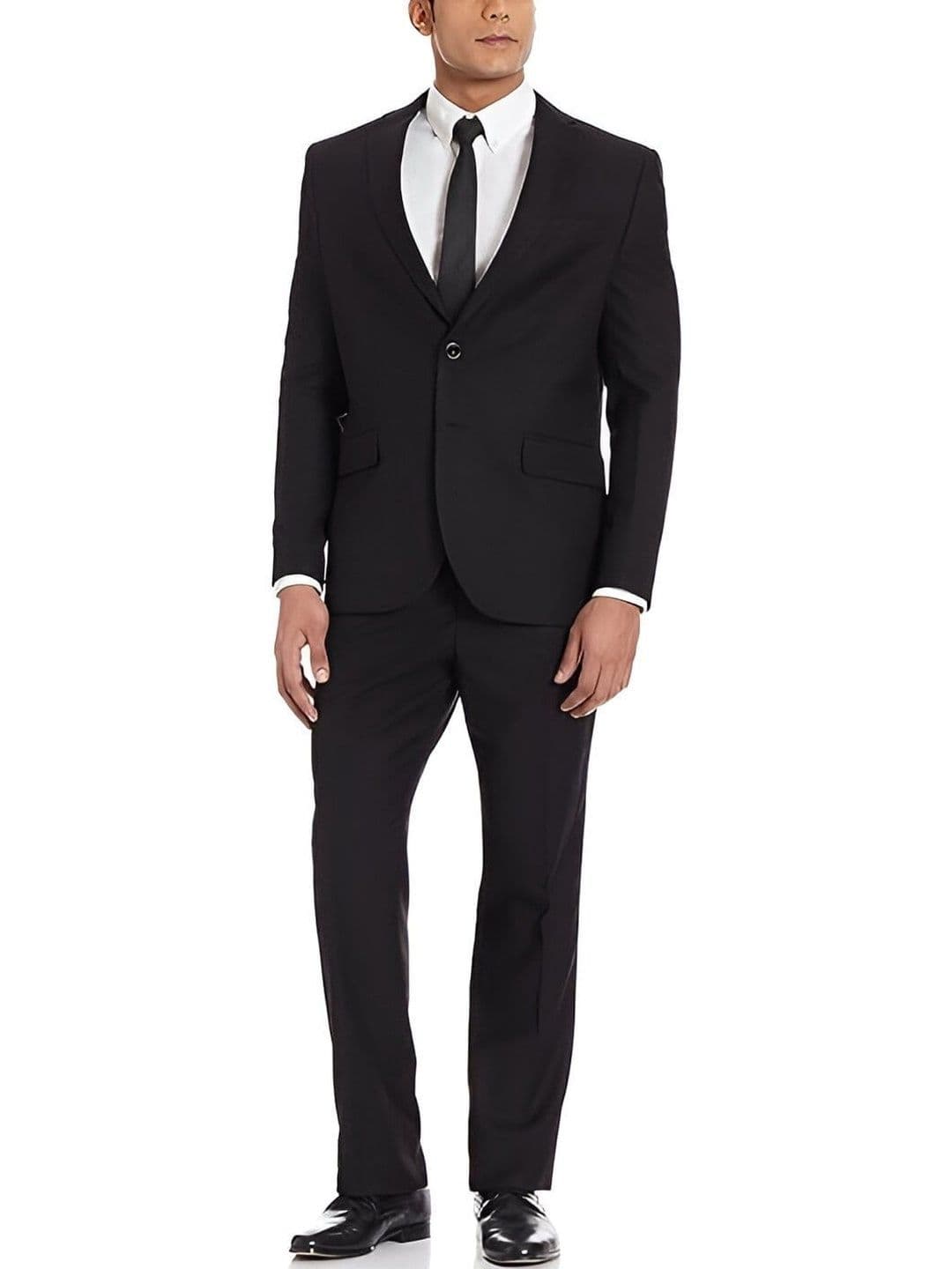 RISANI Lapel Collar Single Breasted 2 Piece Suit - view 1