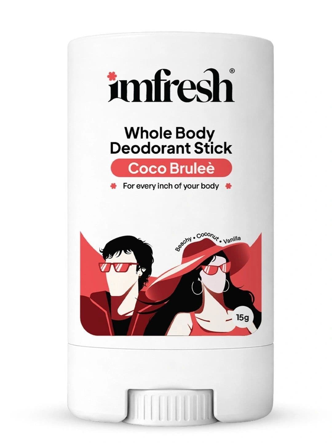imfresh Long Lasting Coco Brulee Whole Body Deodorant Stick - 15 g - view 1