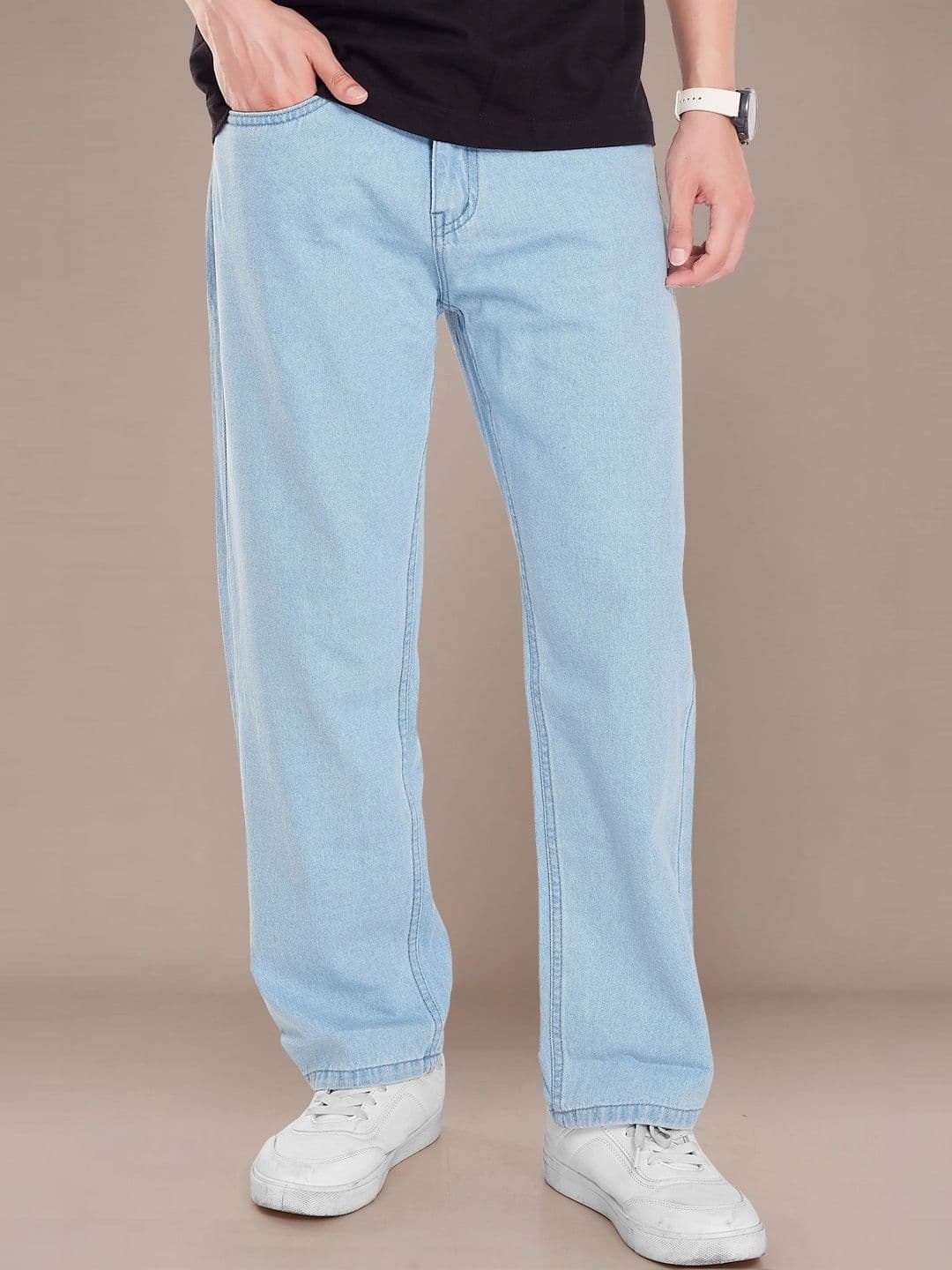 R.Code by The Roadster Life Co. Men Relaxed Fit Mid-Rise Jeans - view 1