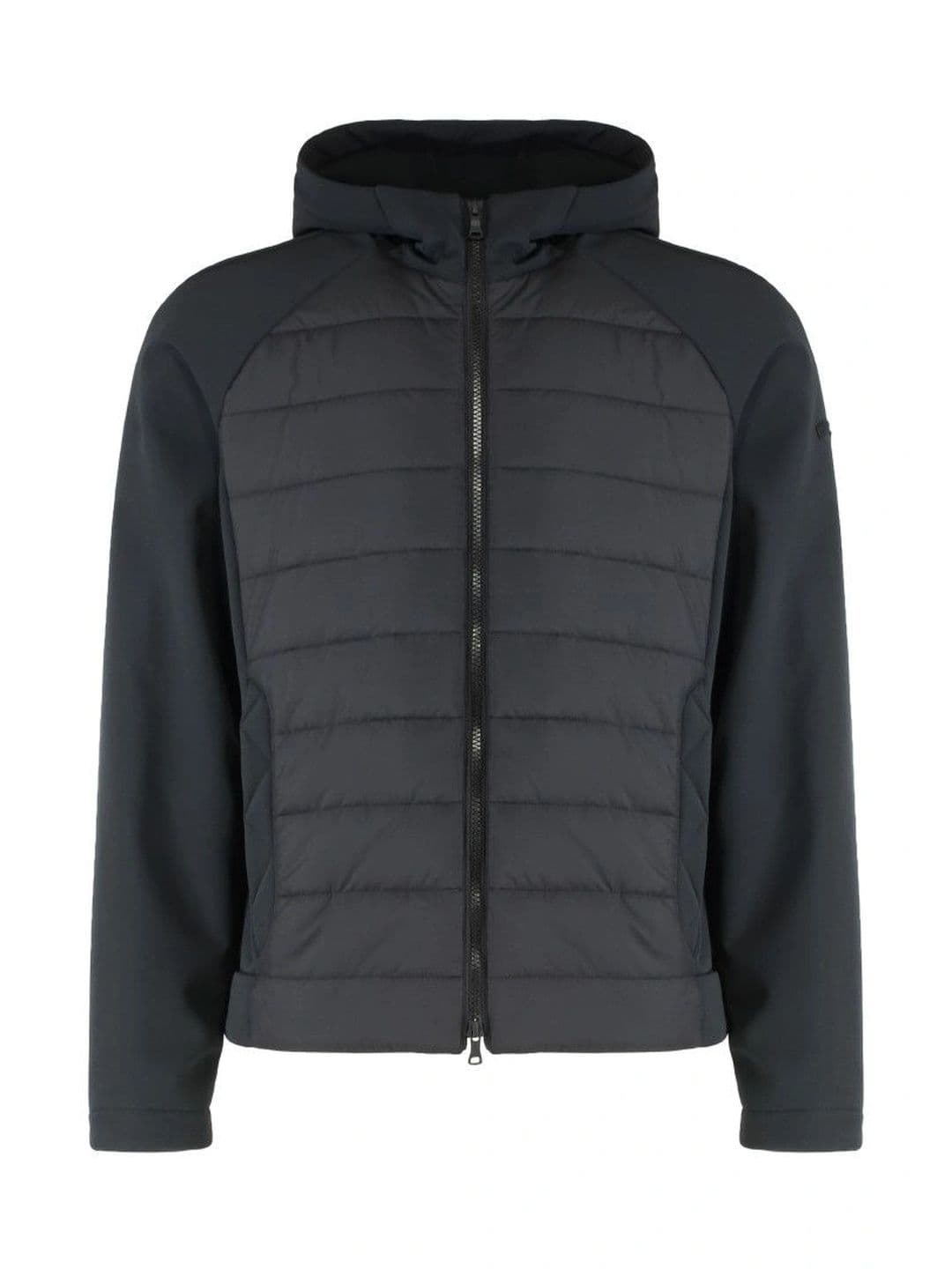 Paul & Shark Black Quilted Hood Jacket - view 1