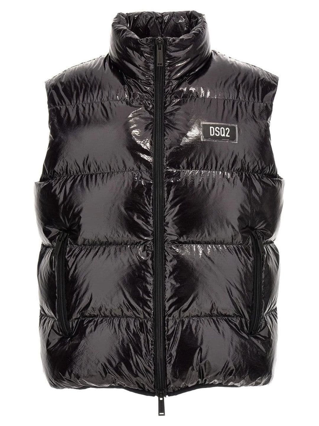 Dsquared2 Black Quilted Logo Jacket - view 1