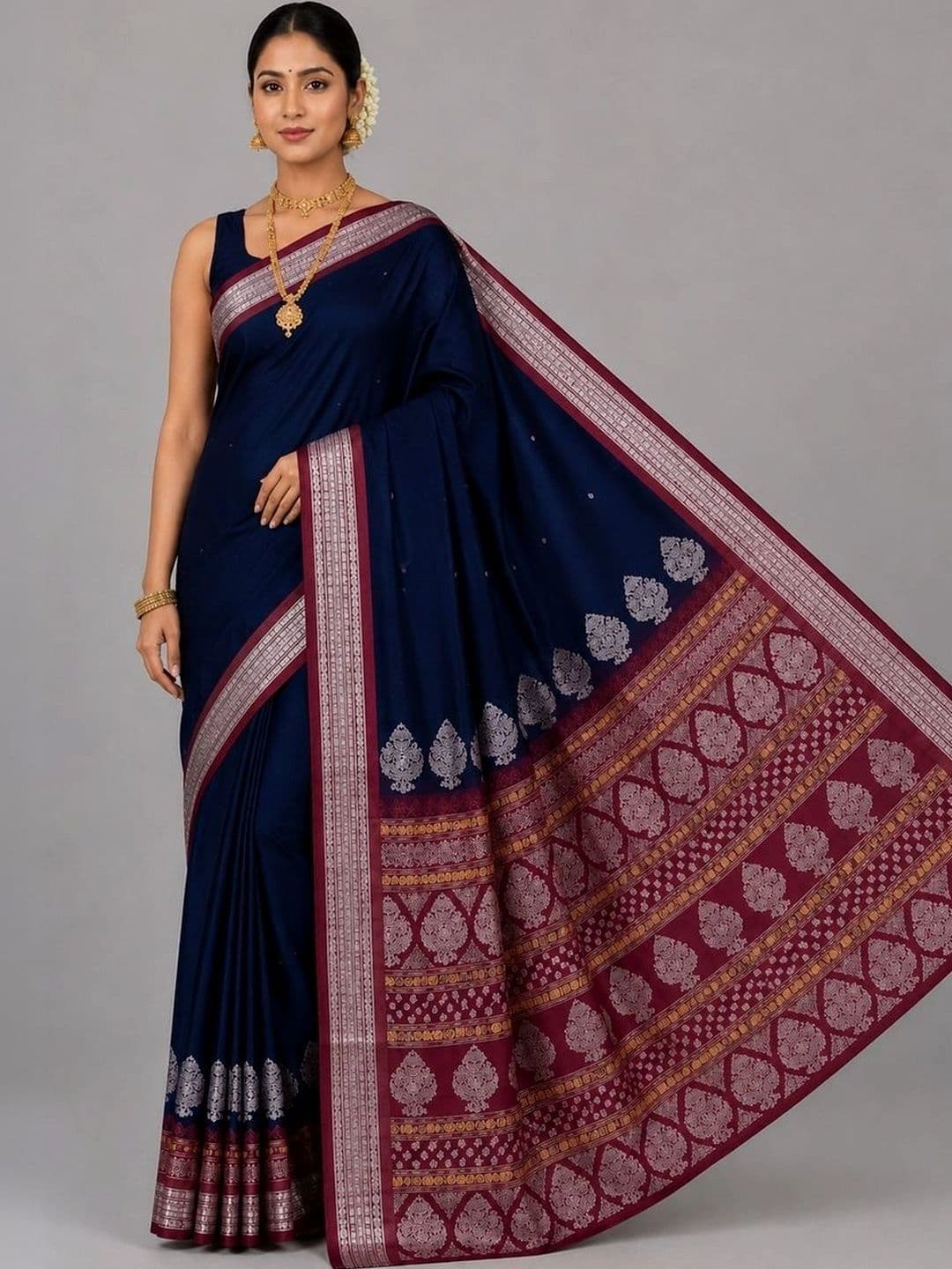 Fashioneta Weaves Woven Design Zari Art Silk Saree - view 1