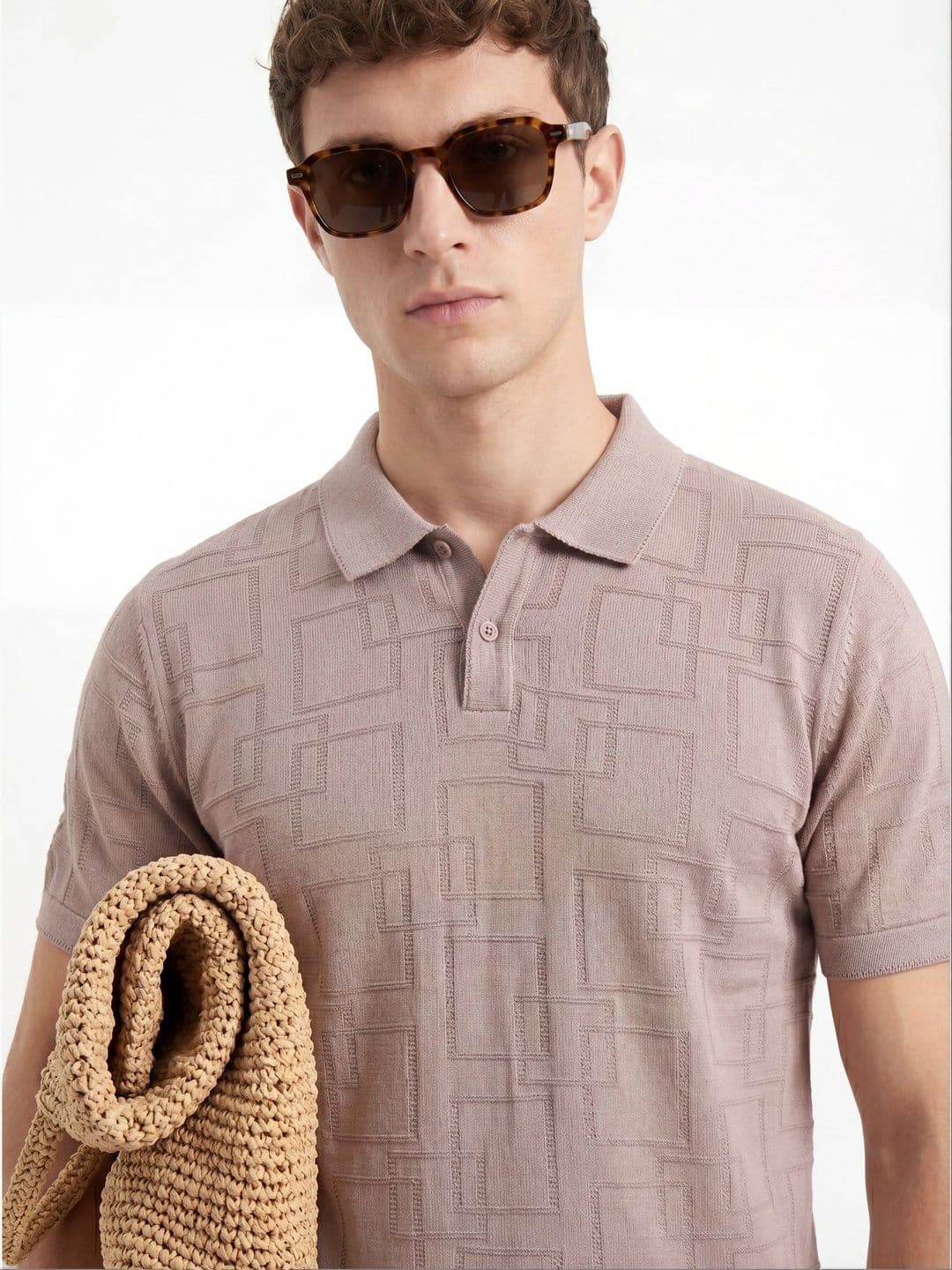 Monk Mode Men Polo Collar T-shirt - view 1