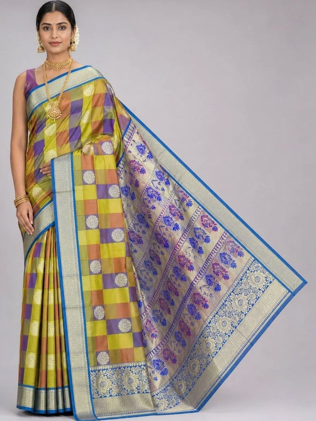Fashioneta Handloom Woven Design Zari Art Silk Saree - view 1