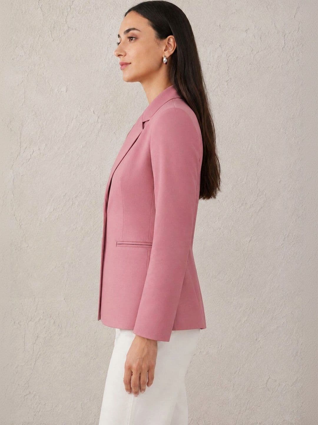 Integration Notched Lapel Single-Breasted Tailored Fit Formal Blazers - view 1