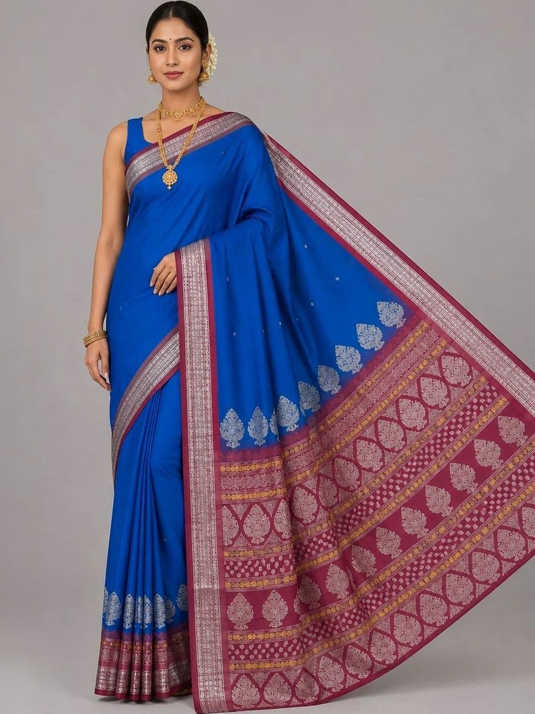 Fashioneta Weaves Woven Design Zari Art Silk Saree - view 1