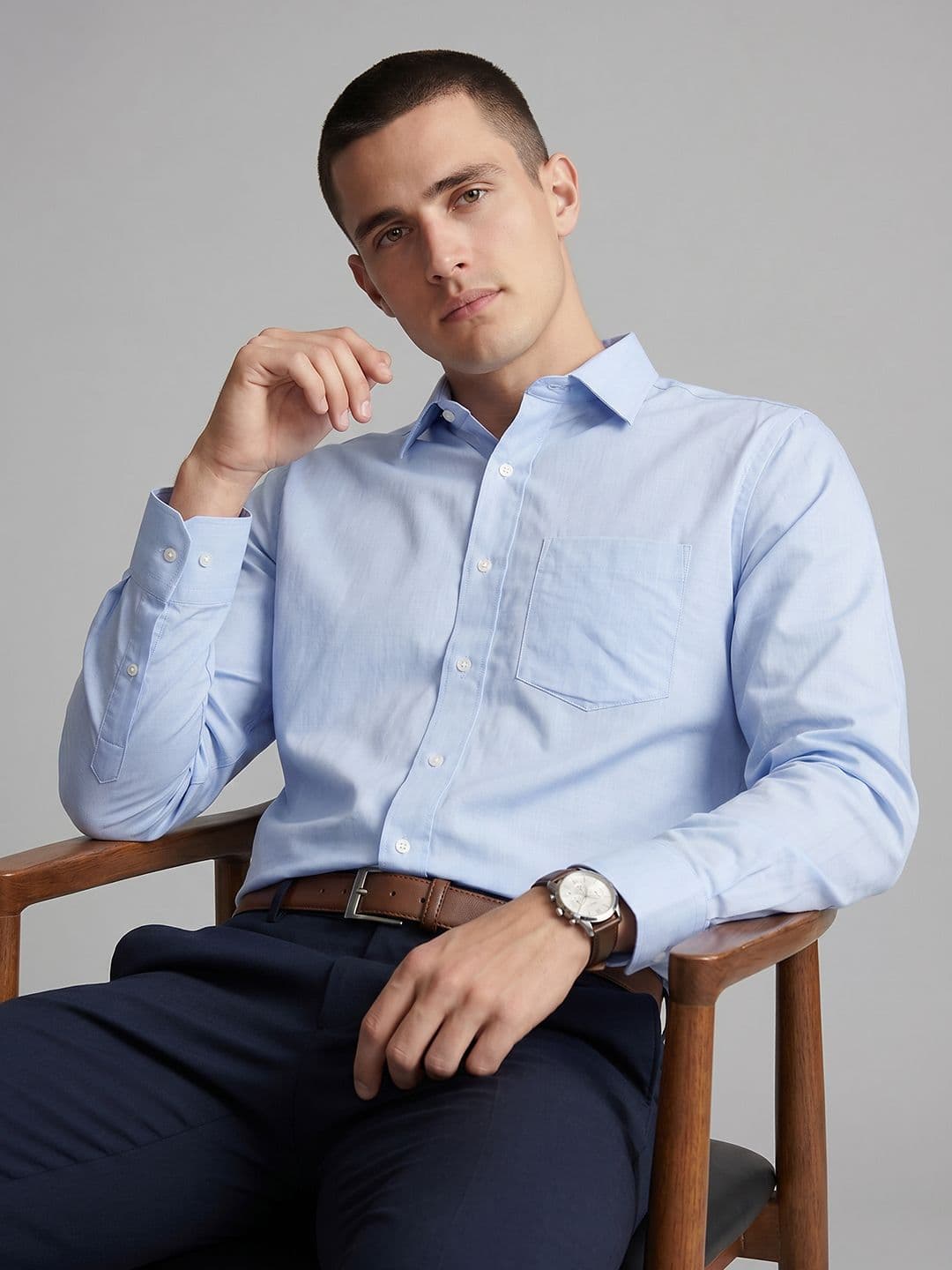 Van Heusen Slim Fit Pure Cotton Formal Shirt - view 1