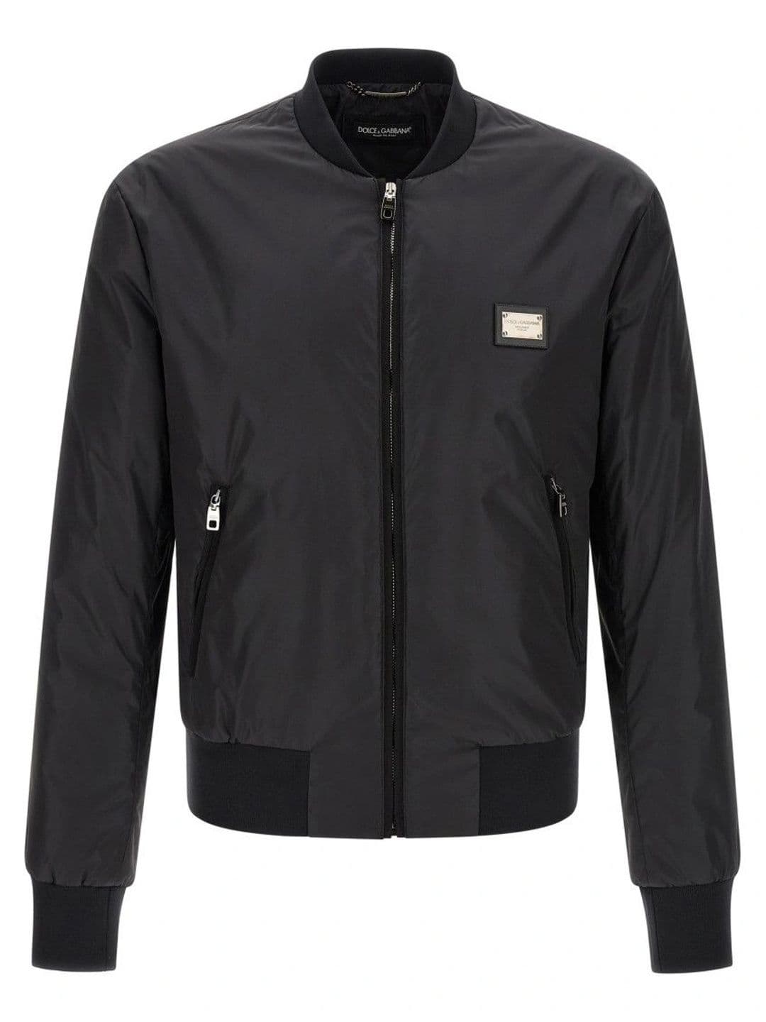 Dolce & Gabbana Black Logo Bomber Jacket - view 1