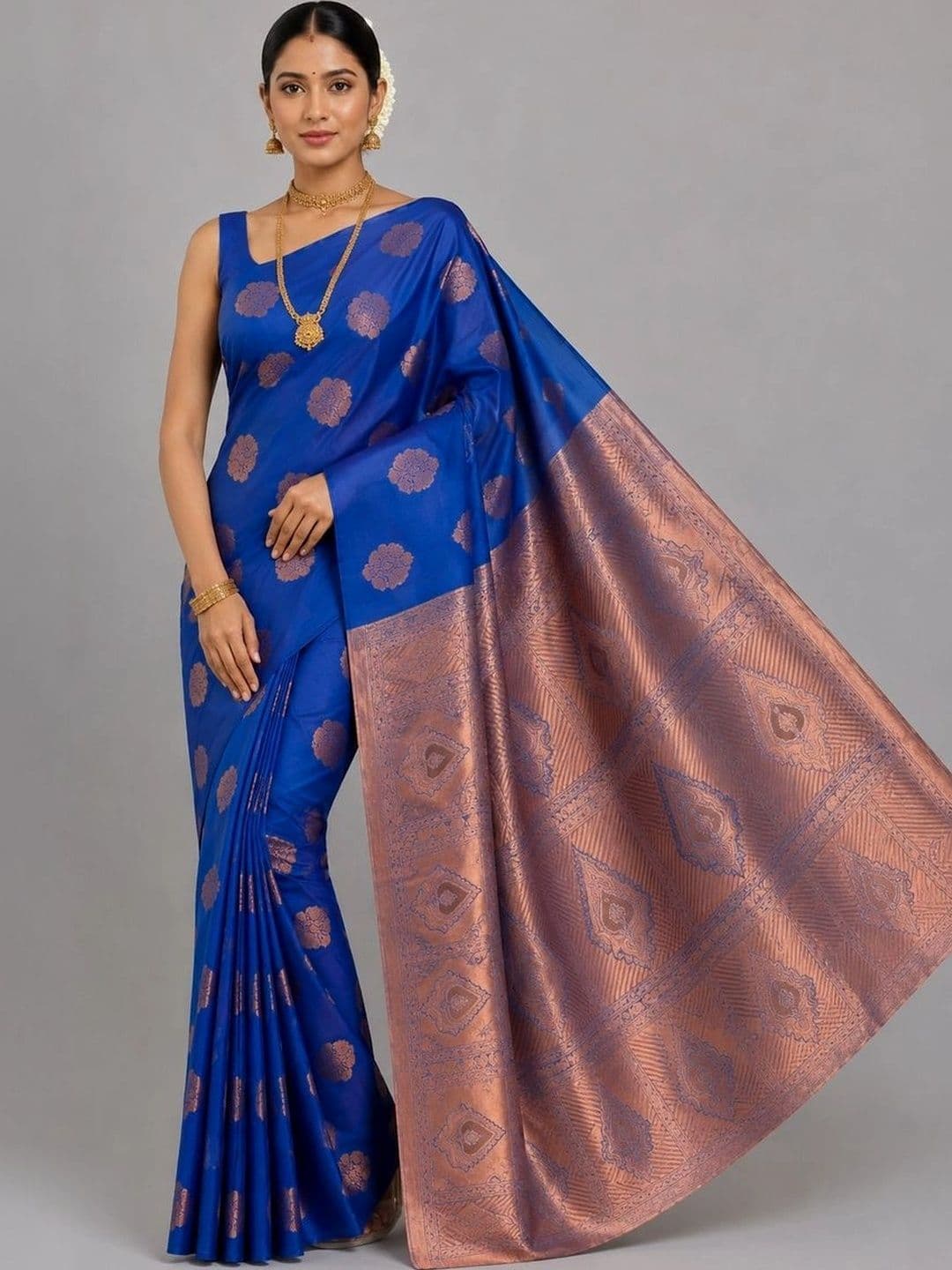 Fashioneta Handloom Woven Design Zari Art Silk Saree - view 1