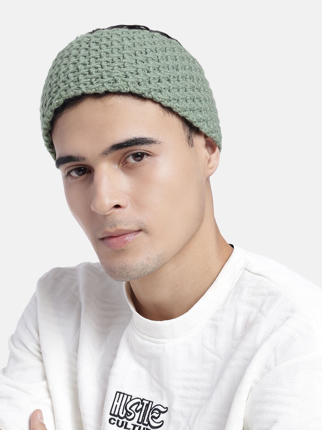 Magic Needles Men Handmade Crochet Chill Wrap Headband - view 1