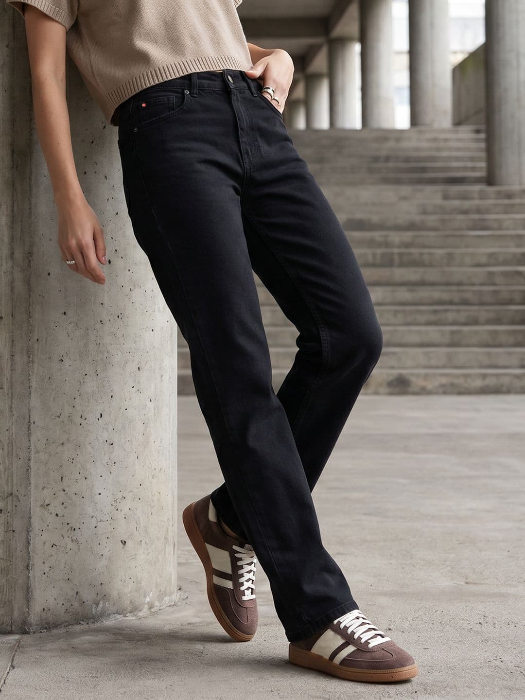 The Roadster Life Co. Women Straight Fit Jeans - view 1