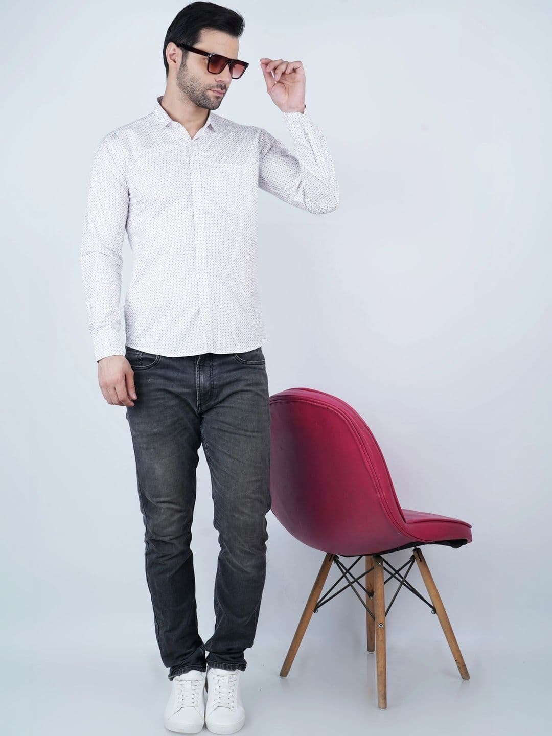 UNIFAV Men Printed Casual Shirt - view 1