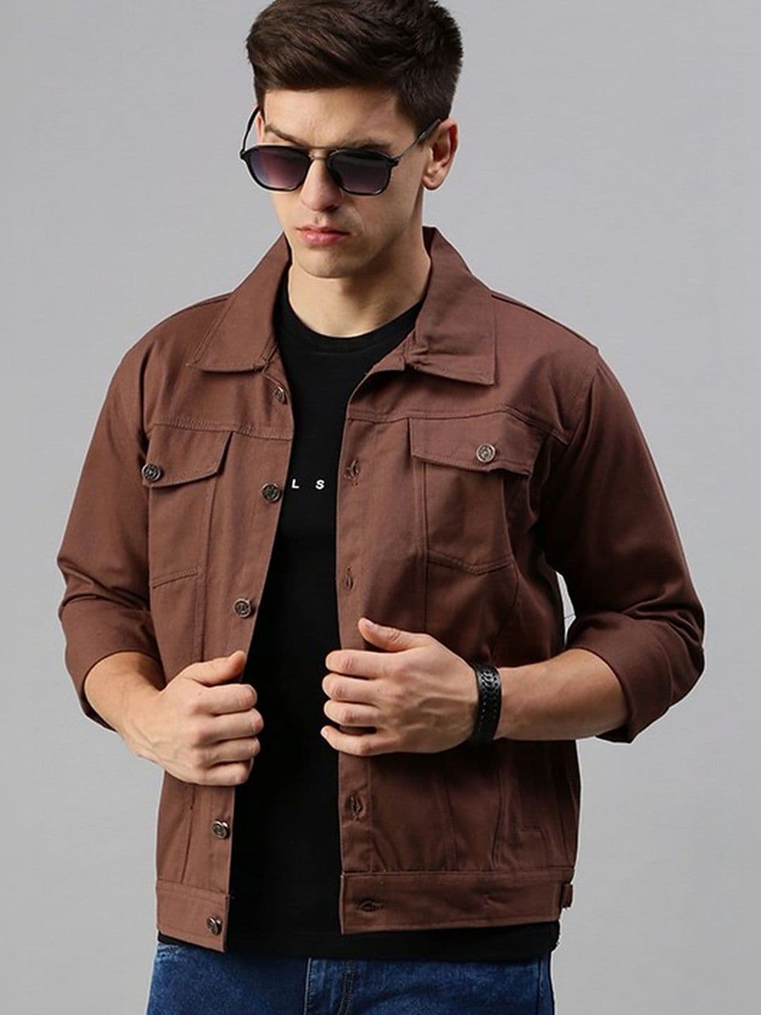 Kaali Peeli Men Outdoor Denim Jacket - view 1