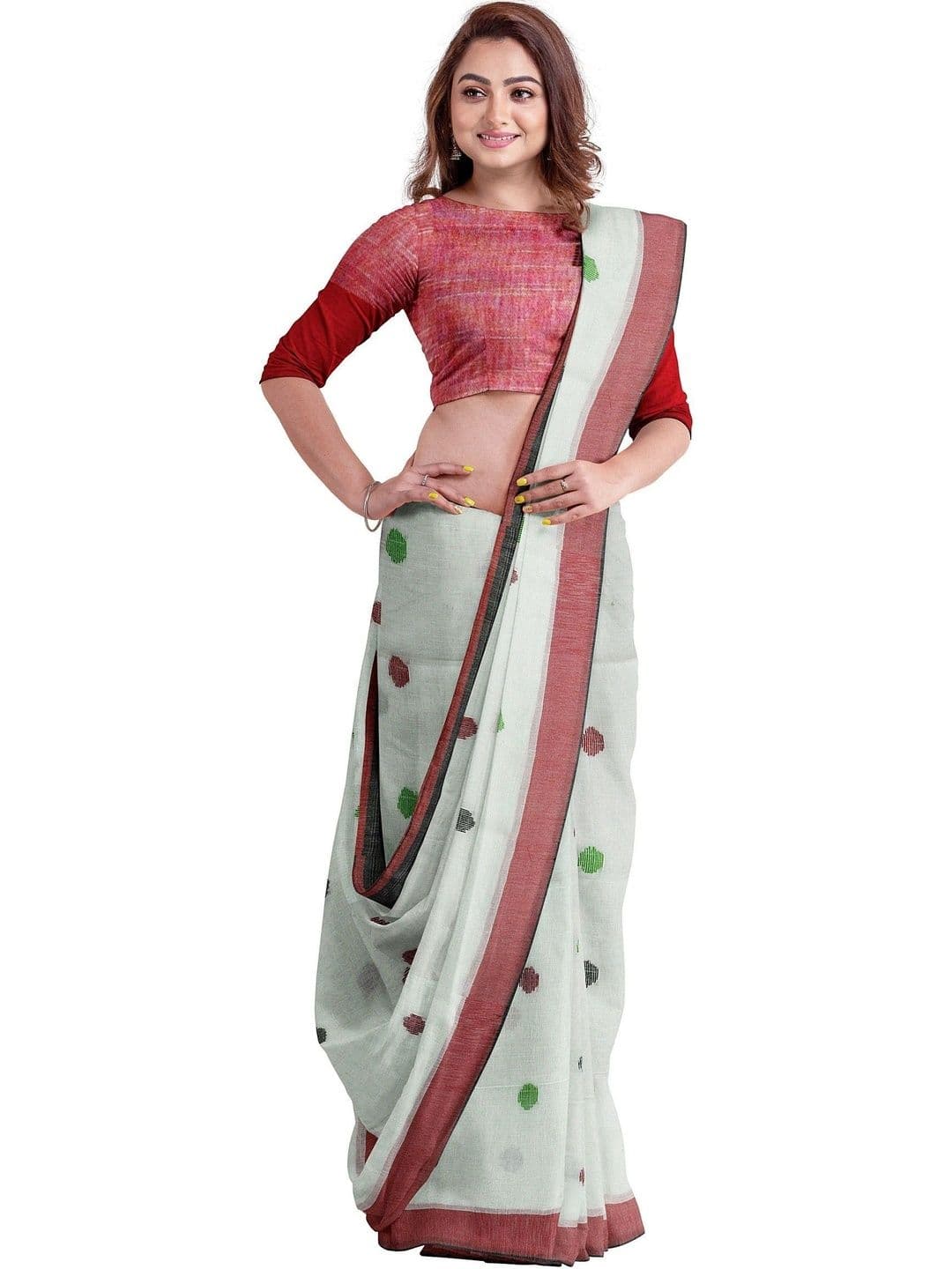 KALINI Pure Cotton Saree - view 1