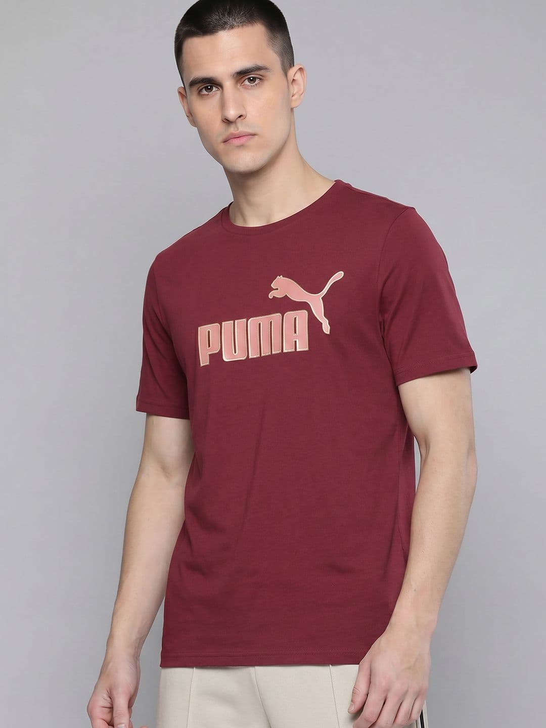Puma Brand Logo Foil Printed T-shirt - view 1