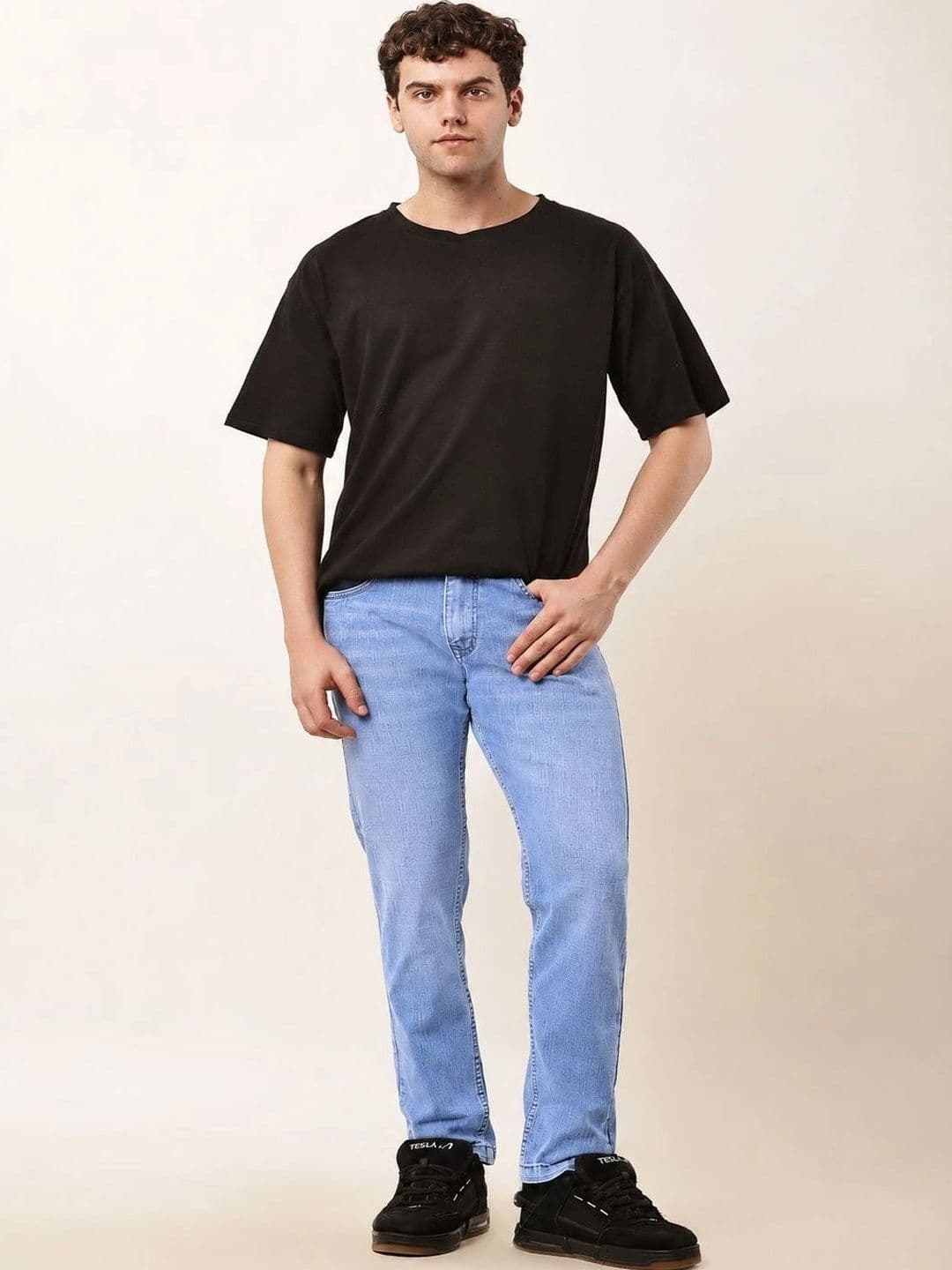 Zyker jeans co Men Hottie Regular Fit High-Rise Embroidered Jeans - view 1