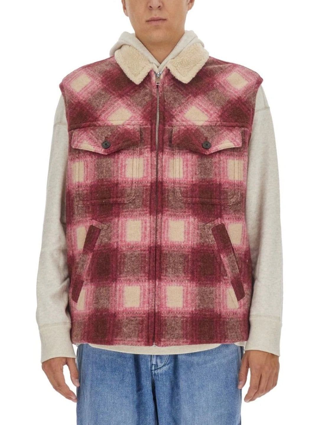 Isabel Marant Purple Plaid Regular Jacket - view 1