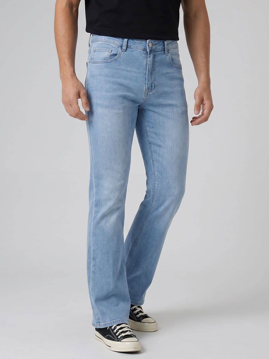SPYKAR Men Bootcut Stretchable Jeans - view 1