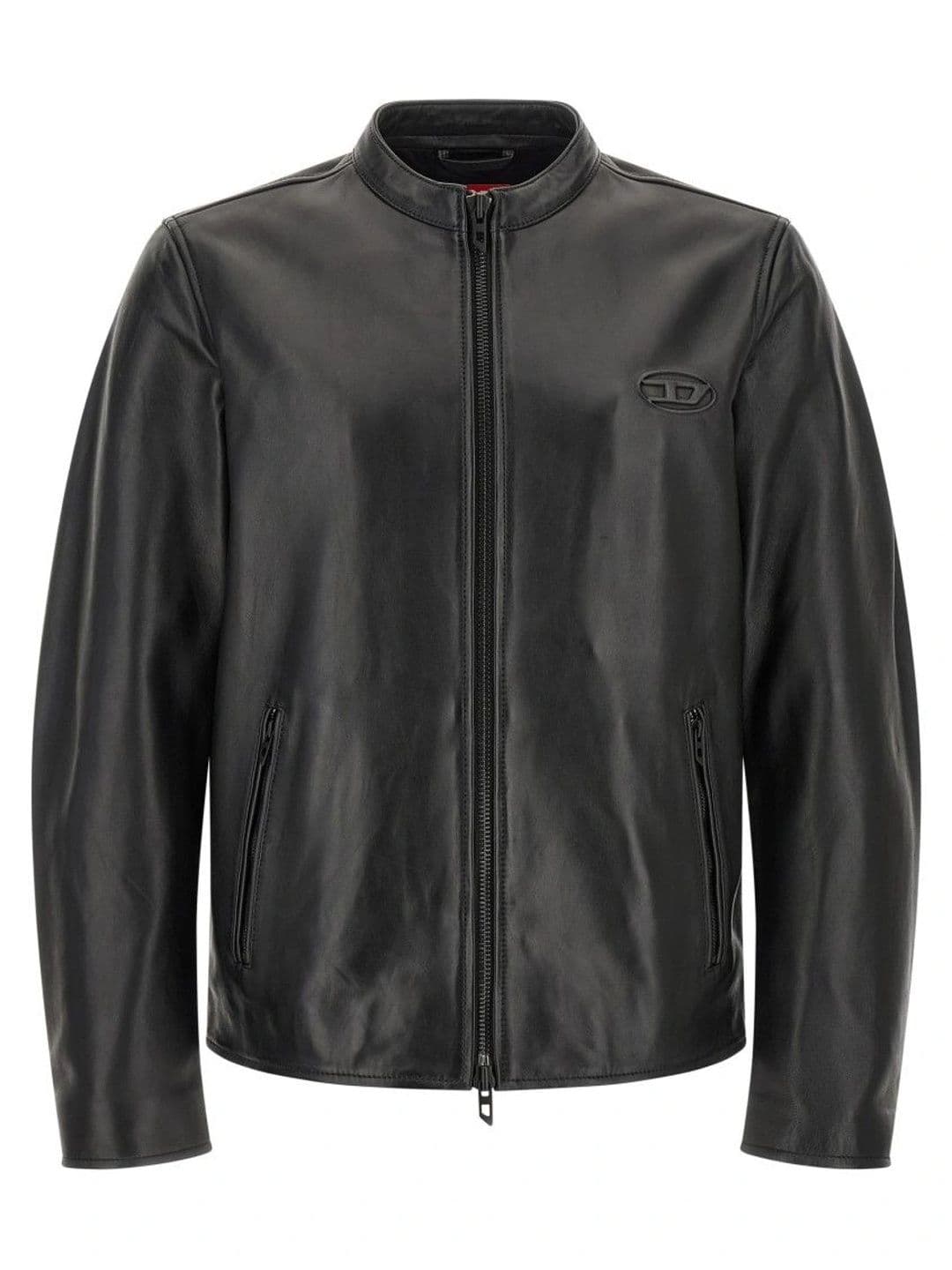 DIESEL Black Mandarin Collar Jacket - view 1
