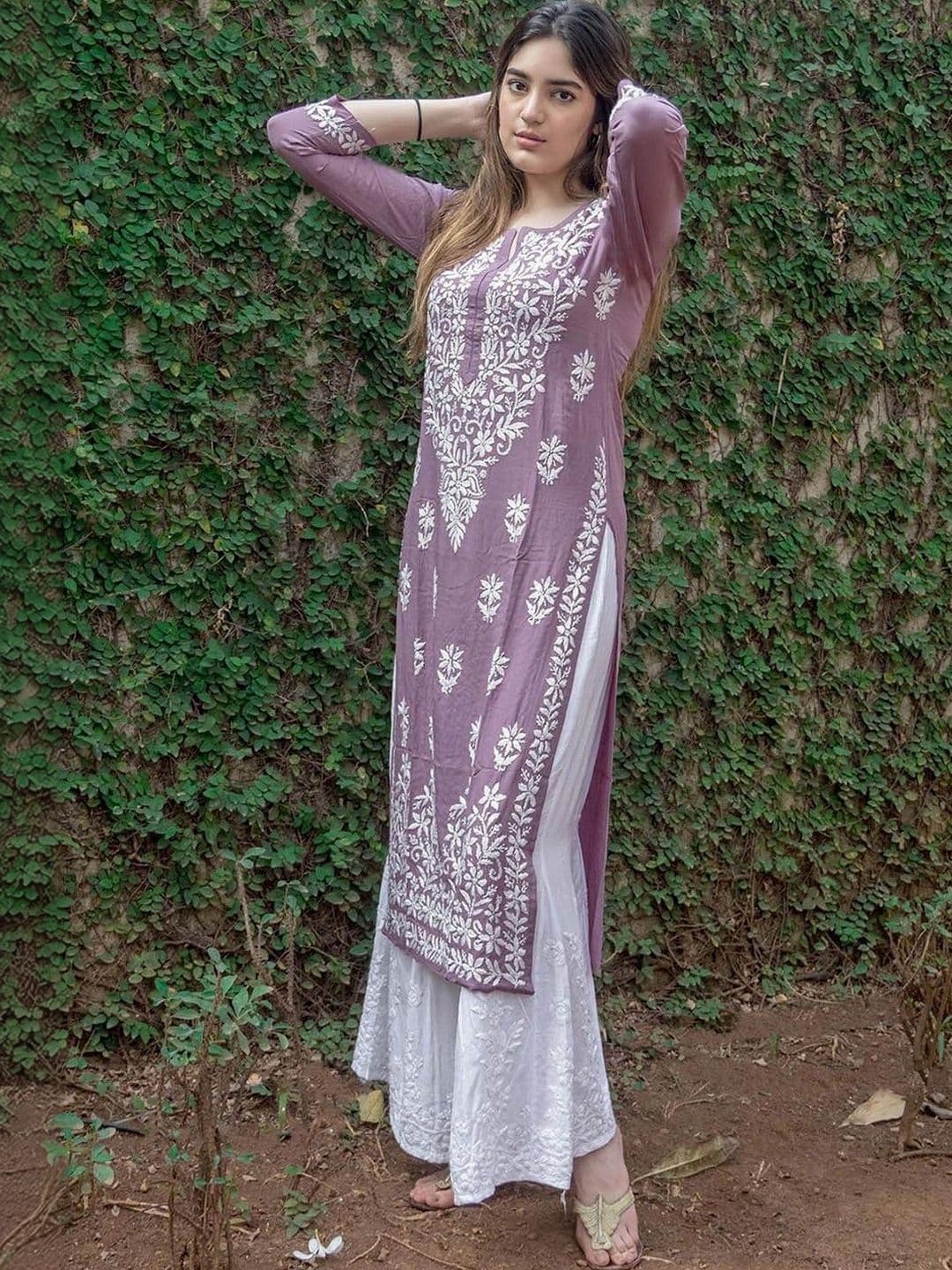 Moda Rapido Women Ethnic Motifs Embroidered Thread Work Kurta - view 1
