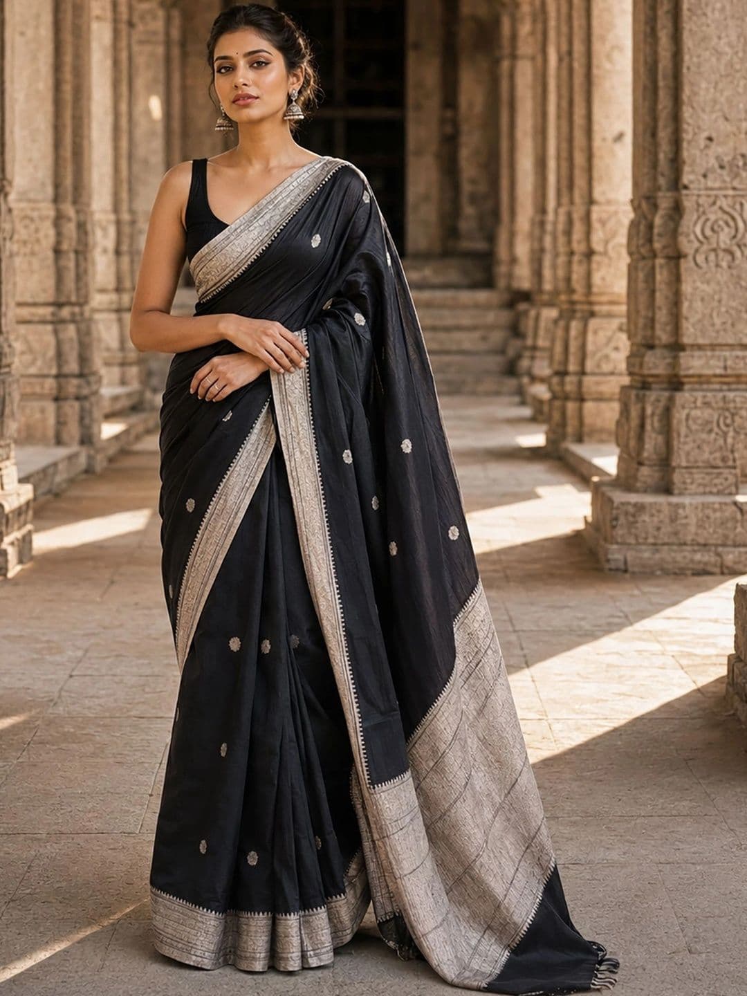 KALINI Woven Design Zari Designer Kanjeevaram Saree - view 1