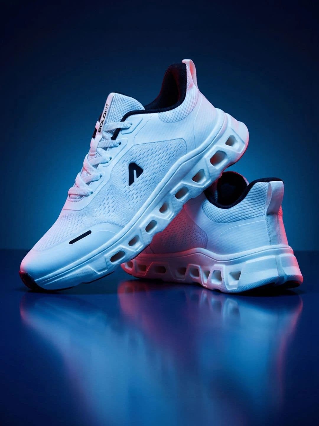 BOLDFIT Men White Airframe Running & Walking Sports Shoes - view 1