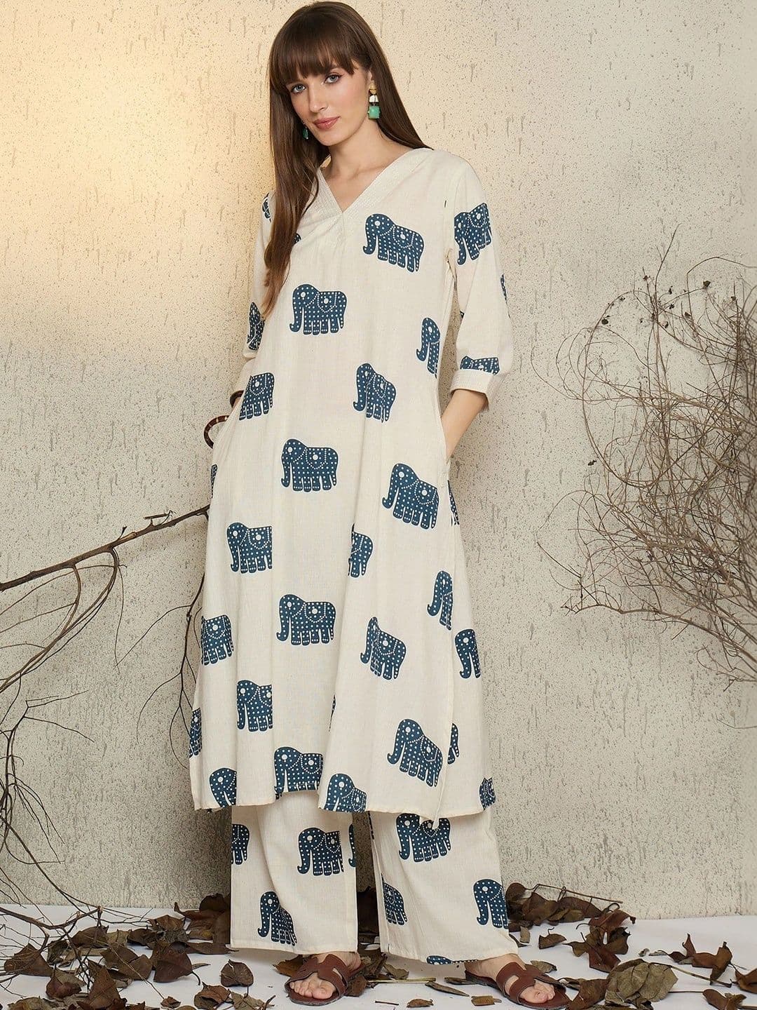 PURSHOTTAM WALA Women Ethnic Motifs Printed Indie Prints Kurta - view 1