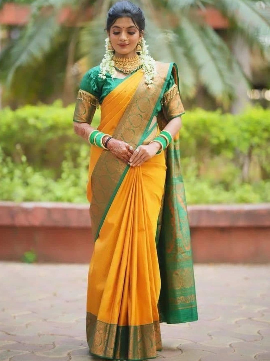 Moda Rapido Woven Design Zari Art Silk Banarasi Saree - view 1