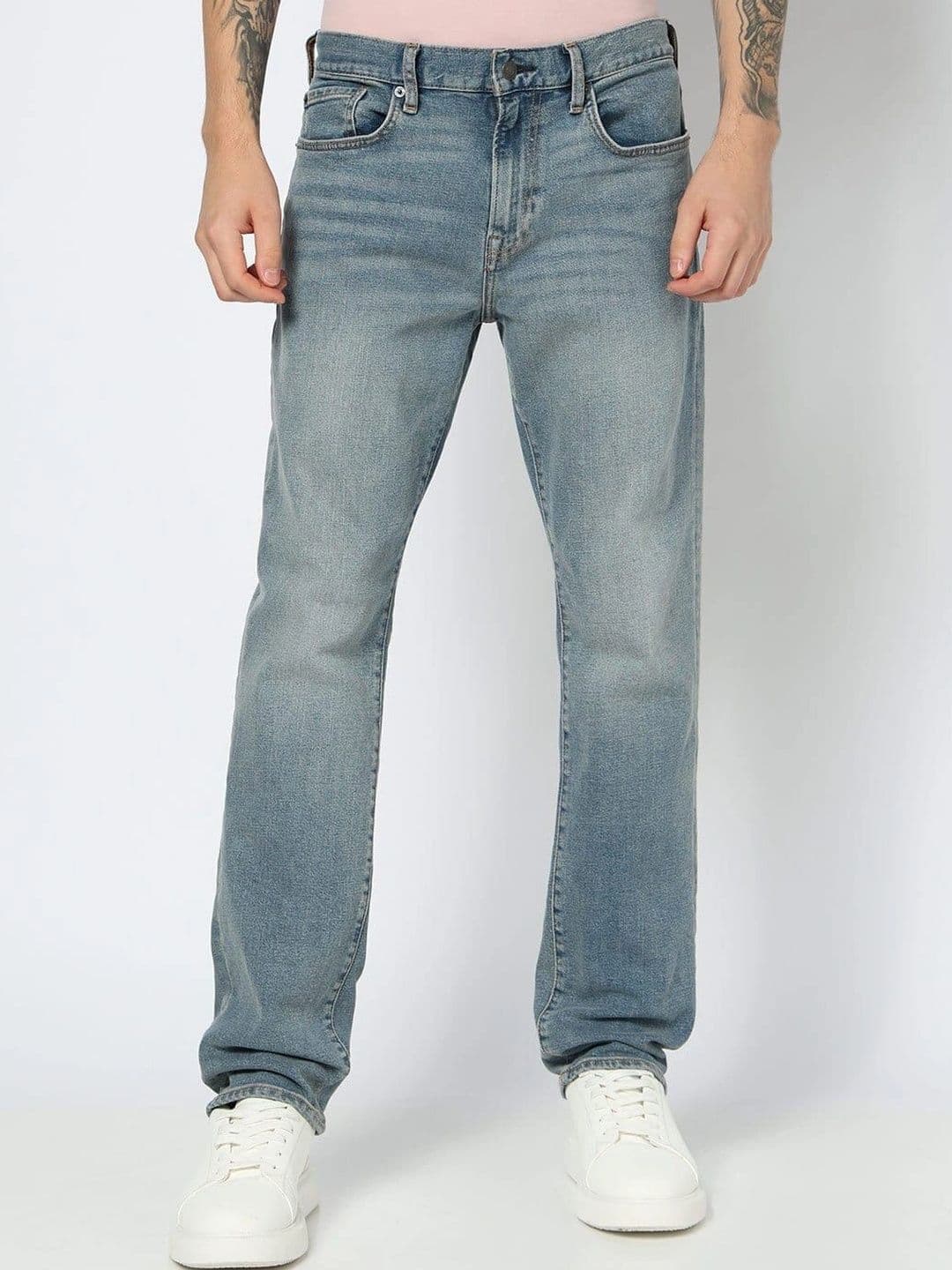 GAP Men Slim Fit Mid-Rise Light Fade Stretchable Jeans - view 1