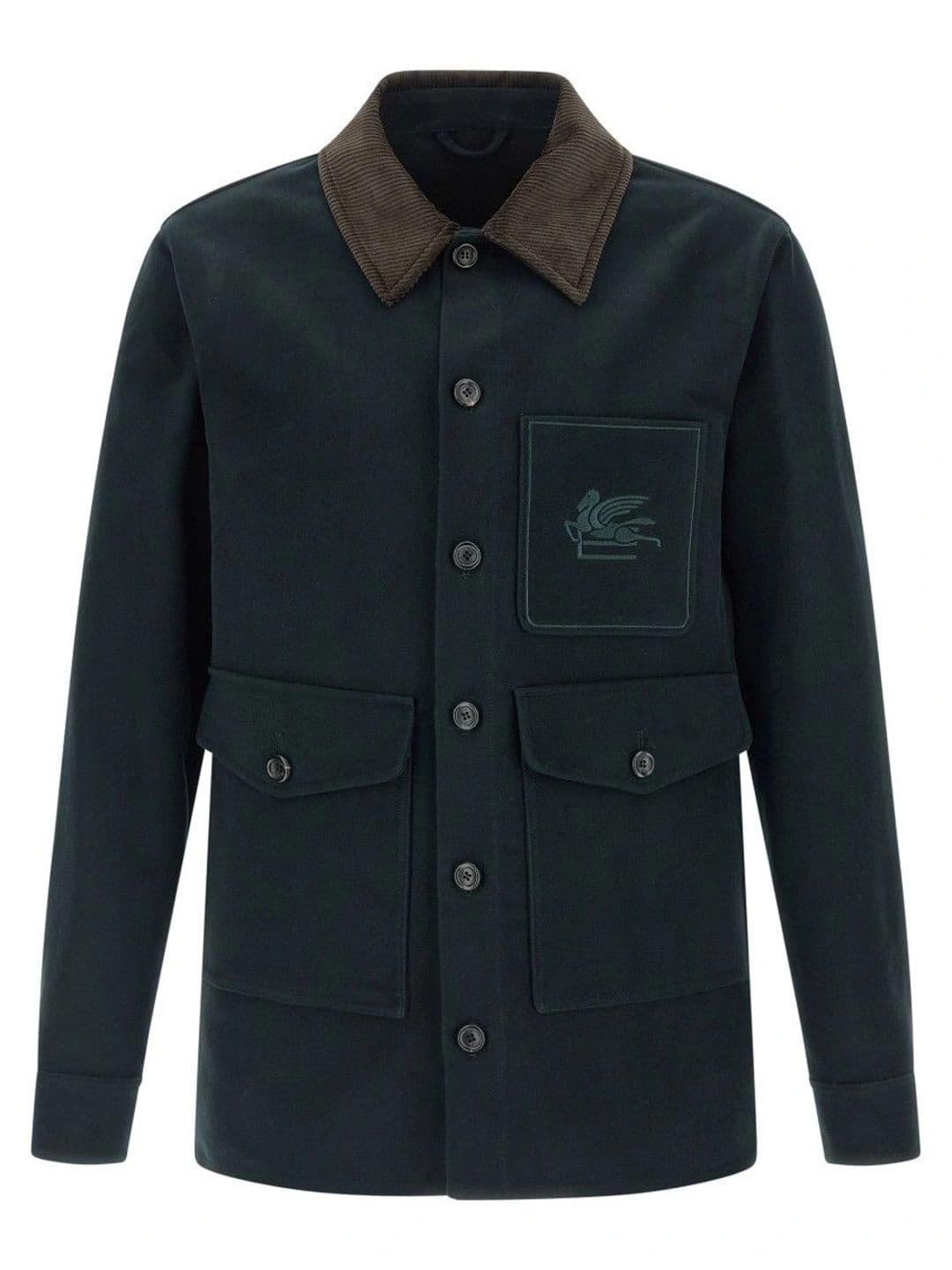 ETRO Green Embroidered Jacket - view 1