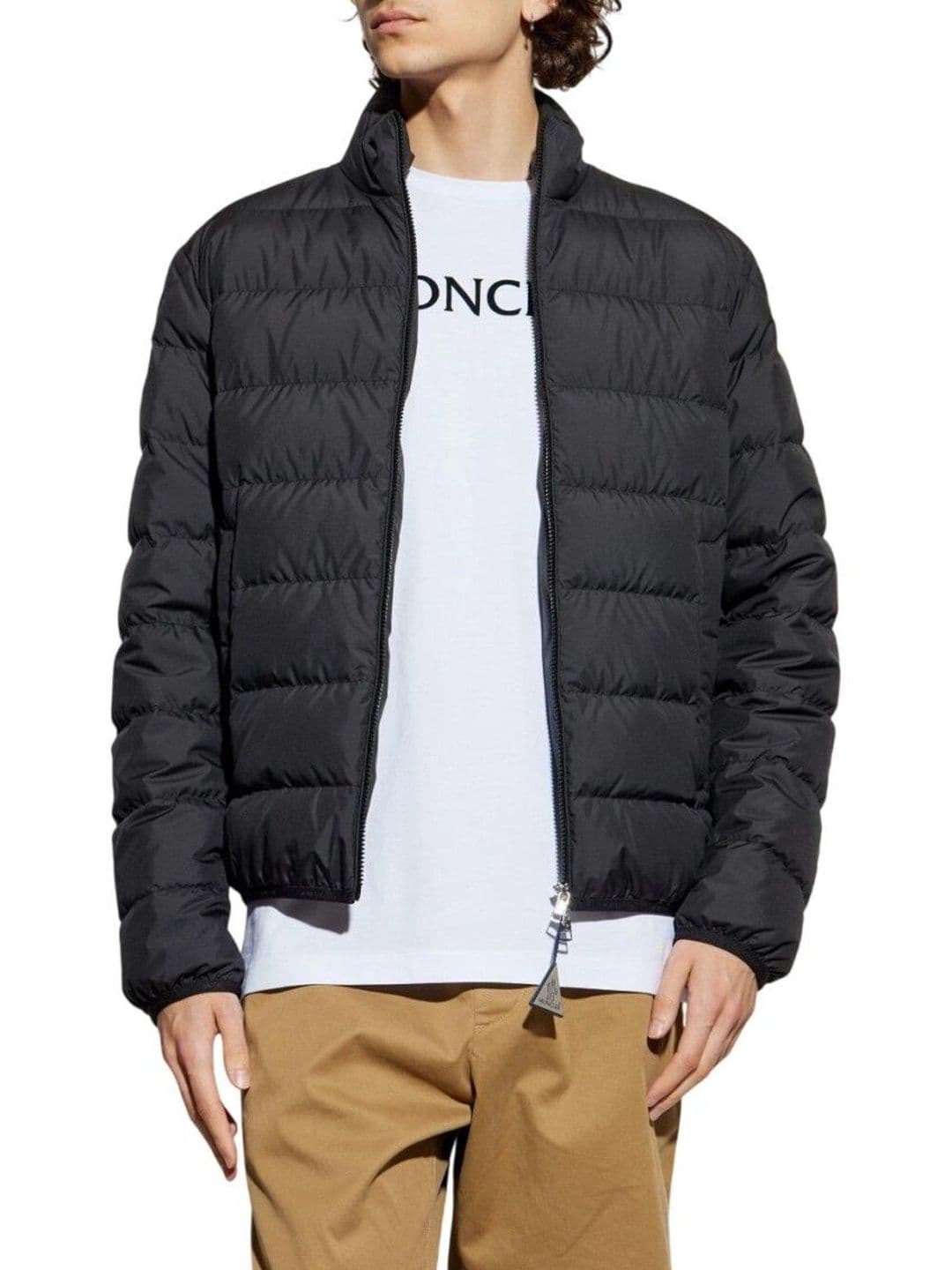 Moncler Black Quilted Regular Jacket - view 1
