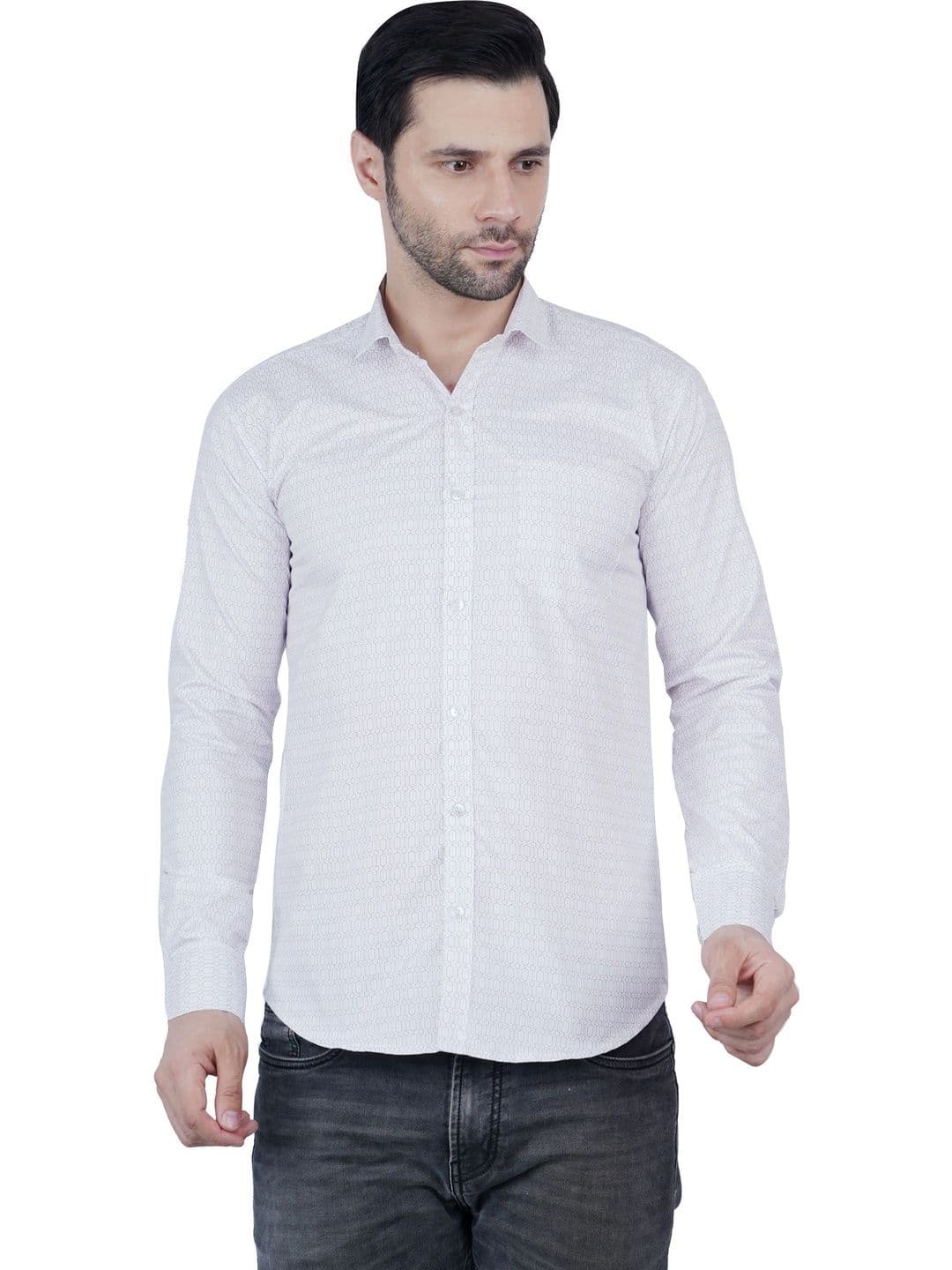 UNIFAV Men Printed Casual Shirt - view 1