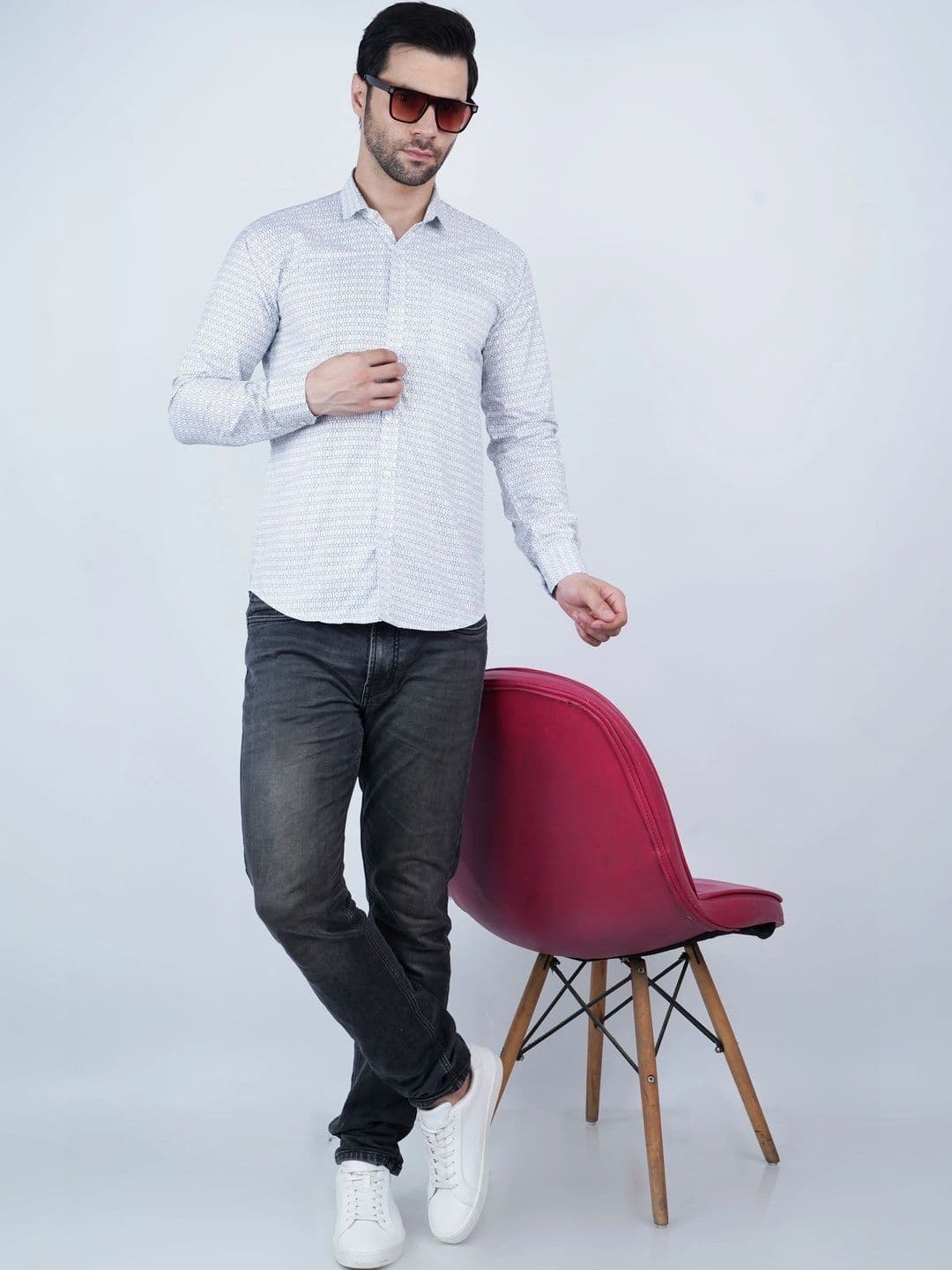 UNIFAV Men Printed Casual Shirt - view 1