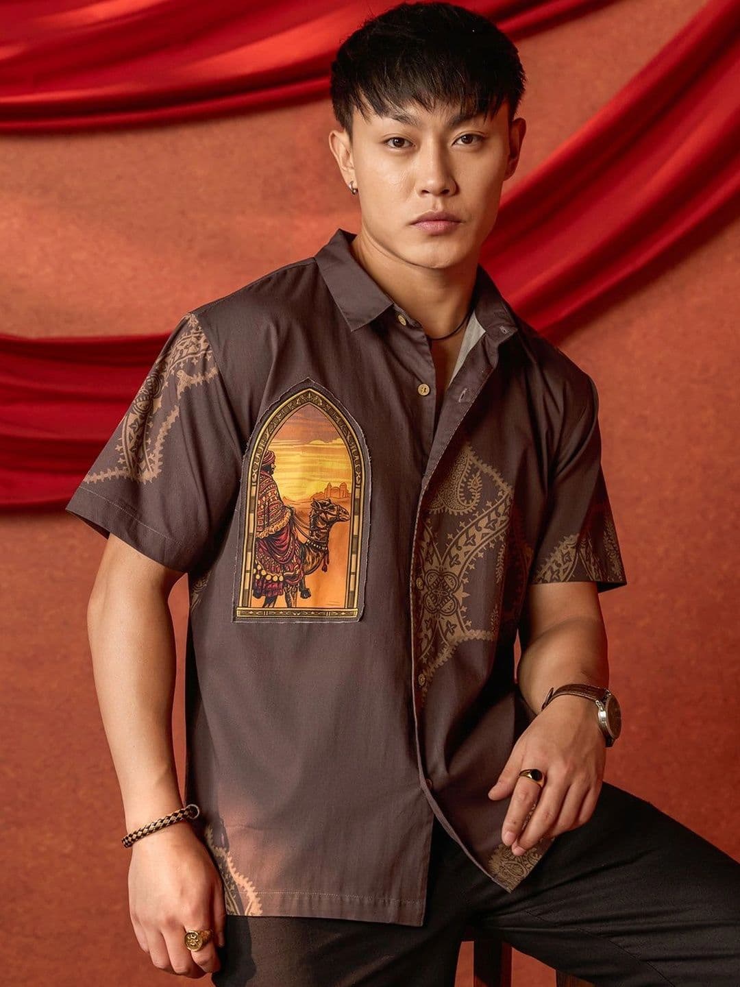 MyDesignation Men Relaxed Printed Casual Shirt - view 1