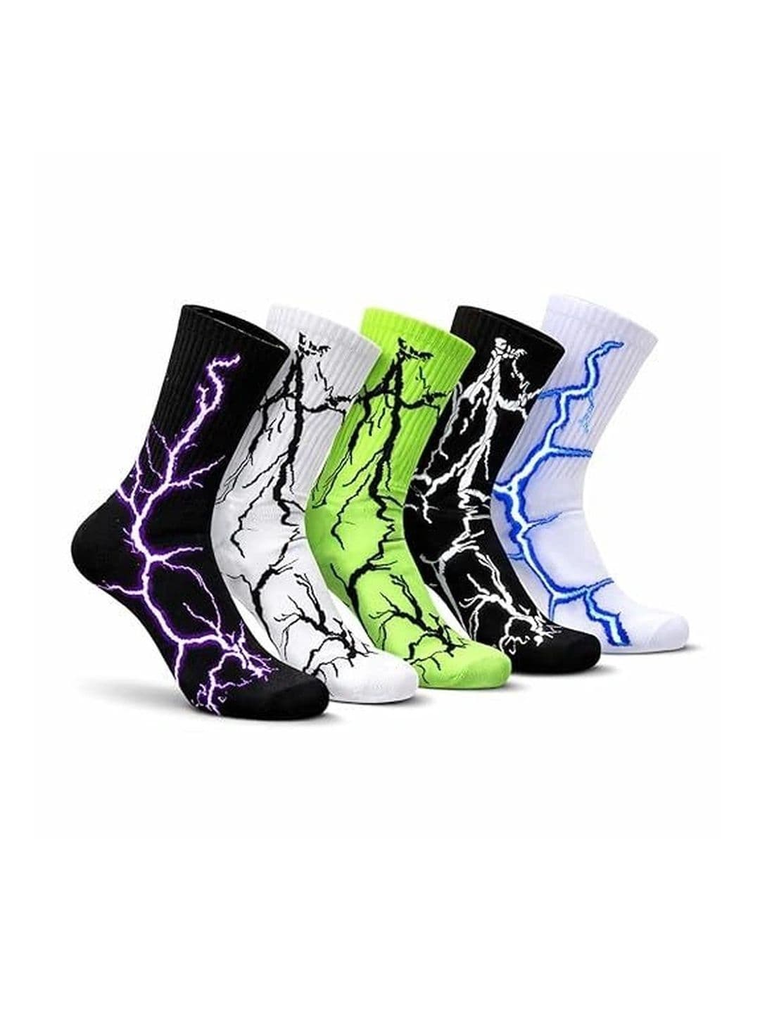 OGIMI- Ohh Give me Men Pack of 5 Cotton Assorted Patterned Calf Length Socks - view 1
