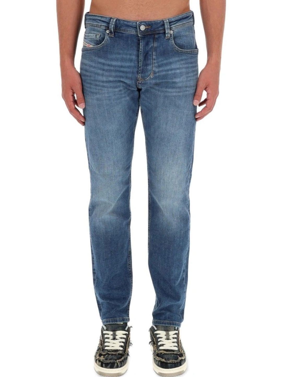 DIESEL Blue Mid Rise Jeans - view 1