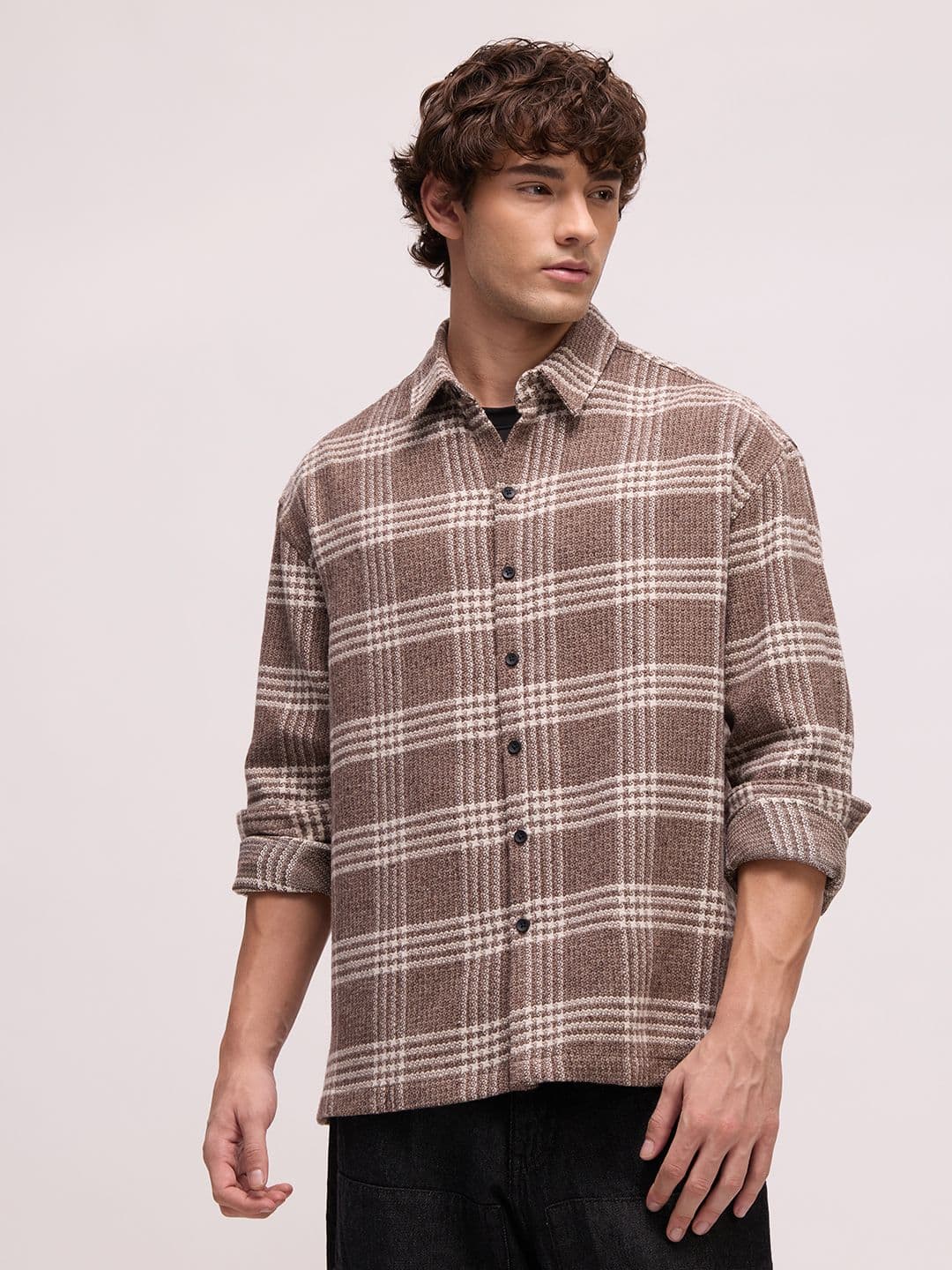 CAHOOT Men's Oversized Fit Plaid Flannel Shirt - view 1