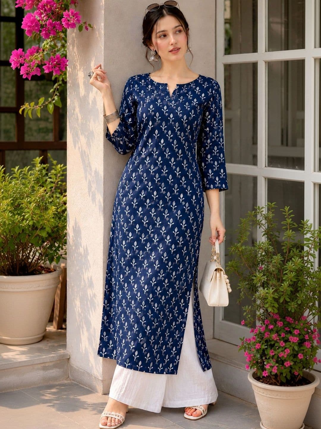 Fyunl Women Ethnic Motifs Printed Kurta - view 1