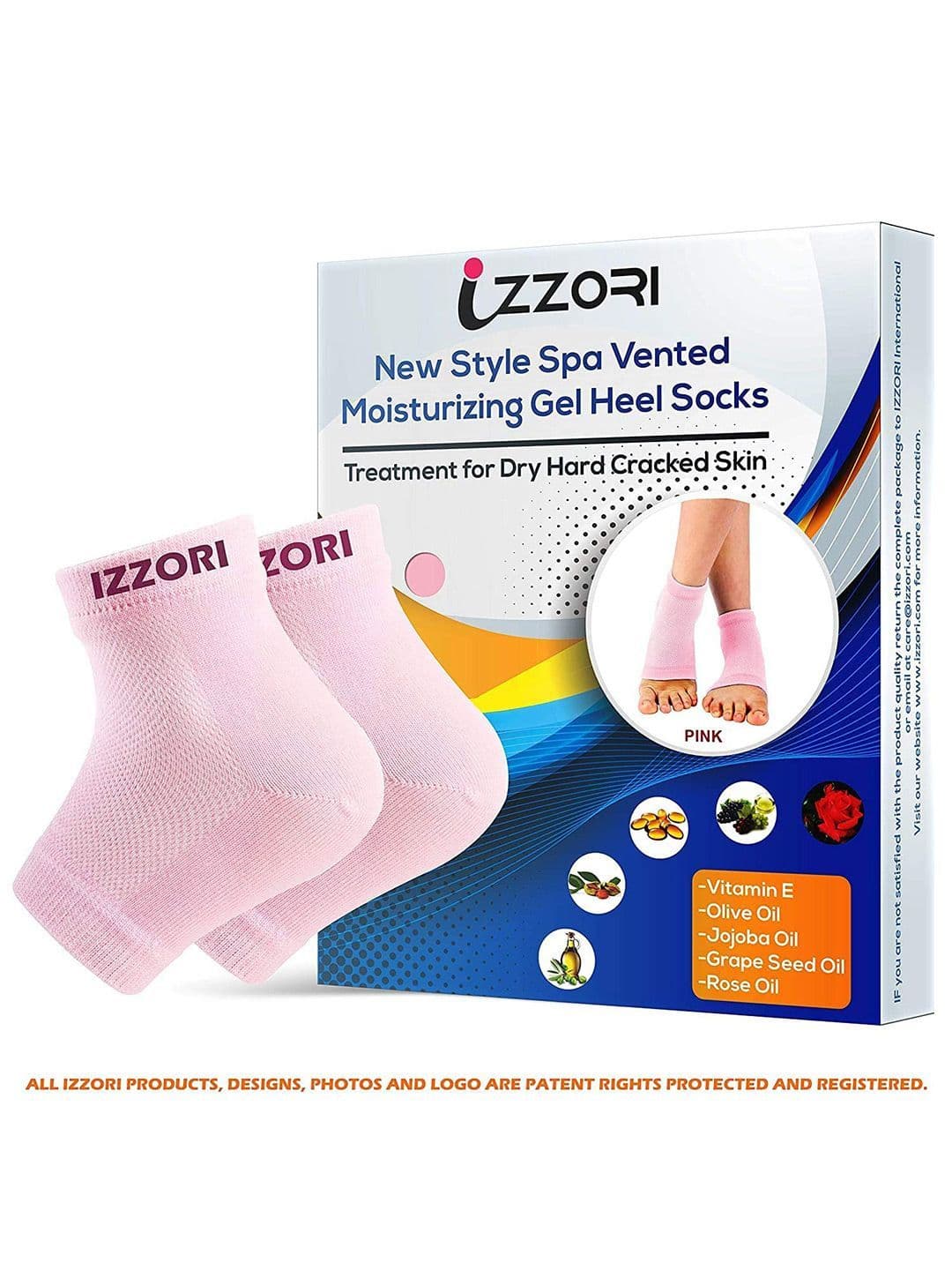 MOUNTAINOR Ankle Length Silicone Gel Heel Socks - view 1