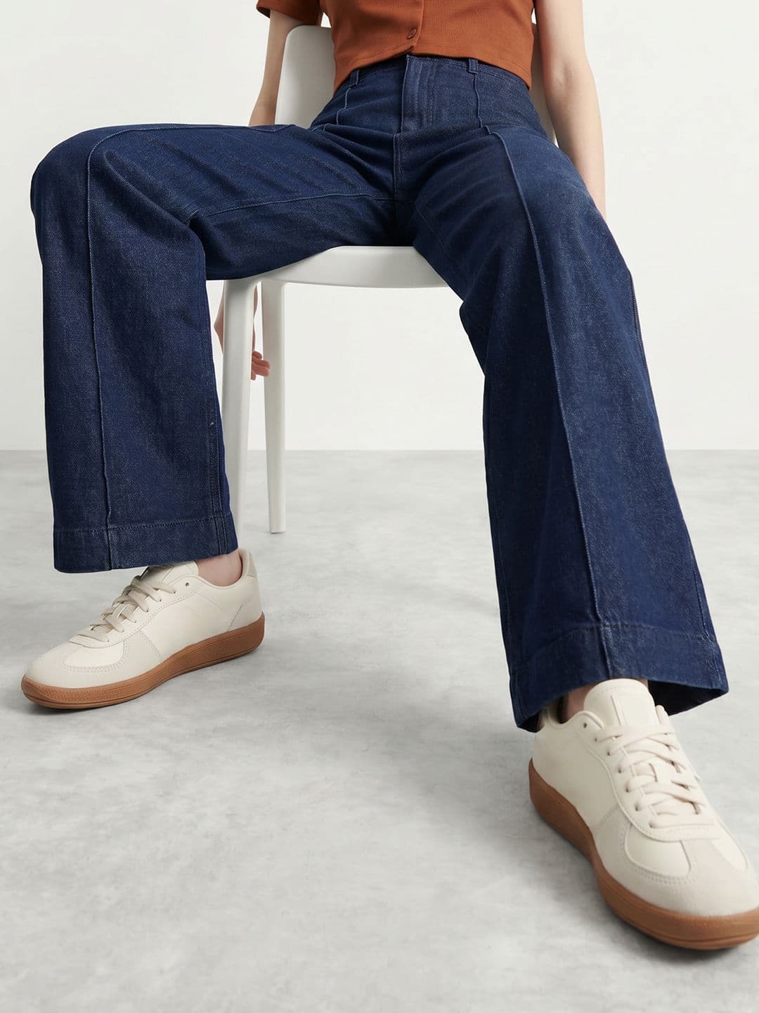 Mast & Harbour Women Wide Leg Pure Cotton Jeans - view 1