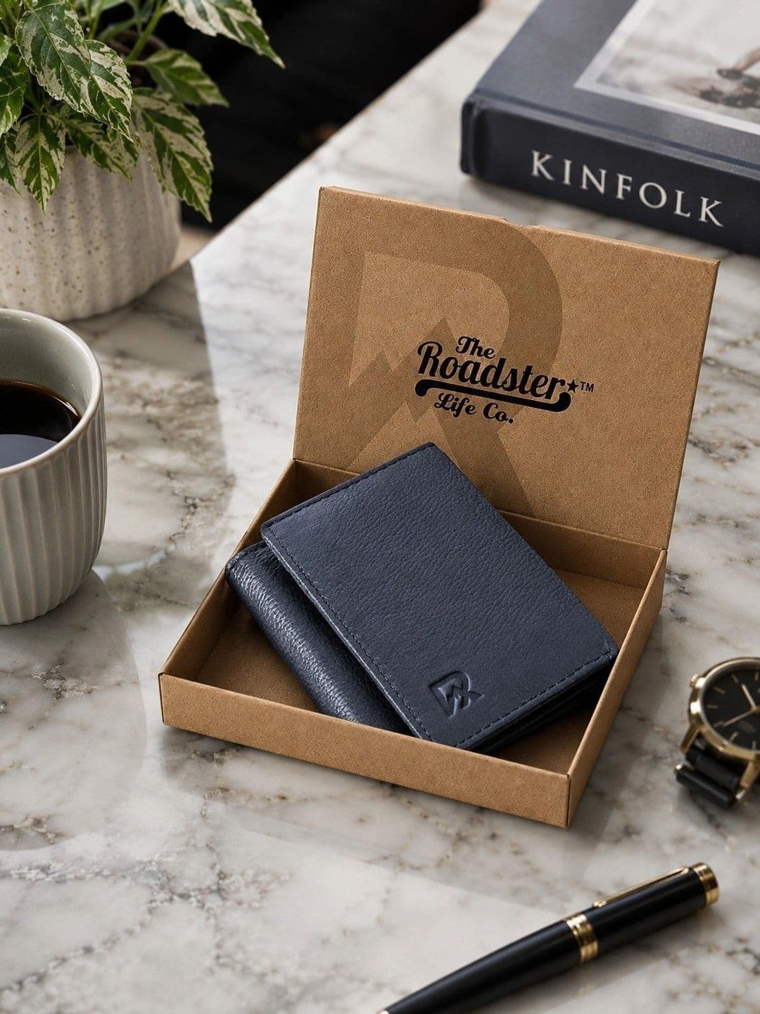 Roadster Men Textured Leather Three Fold Wallet - view 1