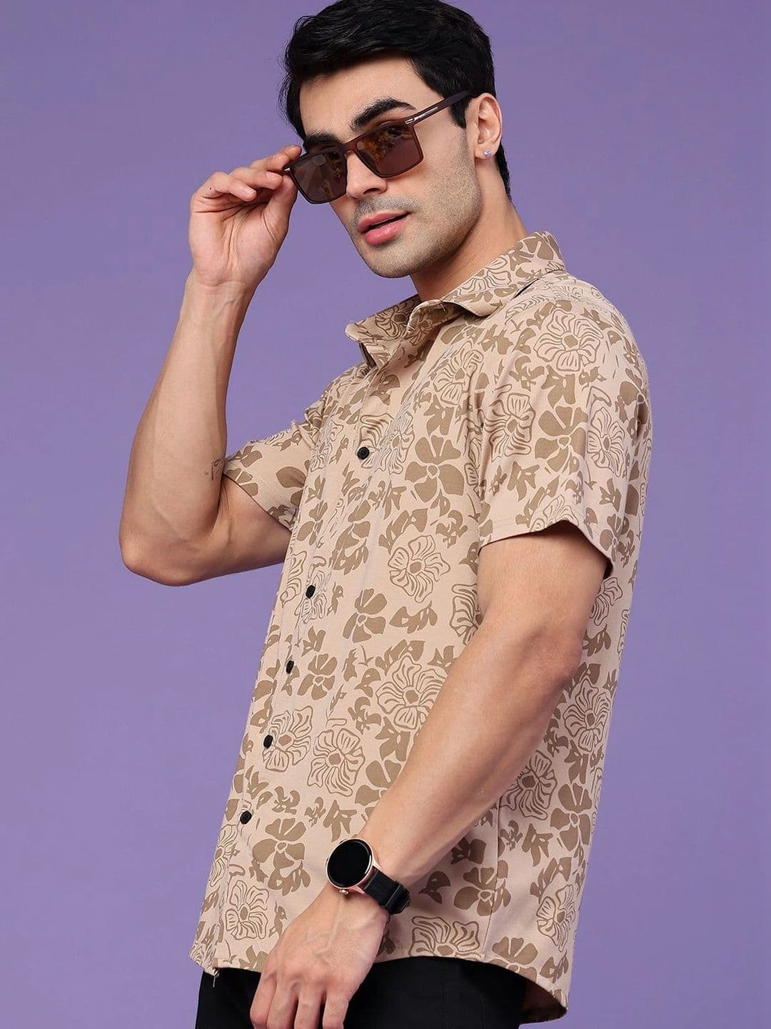 V-Mart Men Floral Printed Casual Shirt - view 1