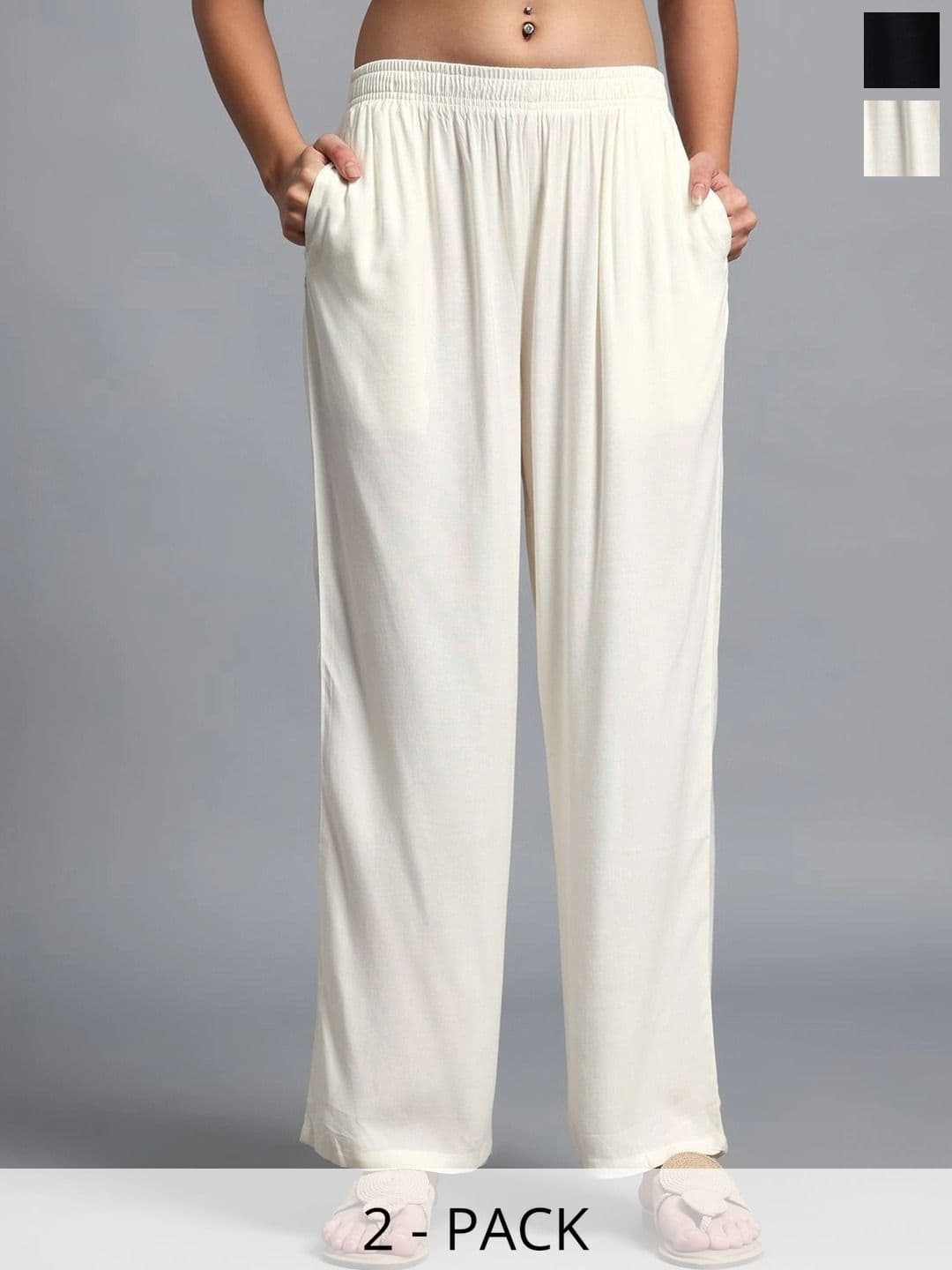 Vivika Women 2 Ethnic Palazzos - view 1