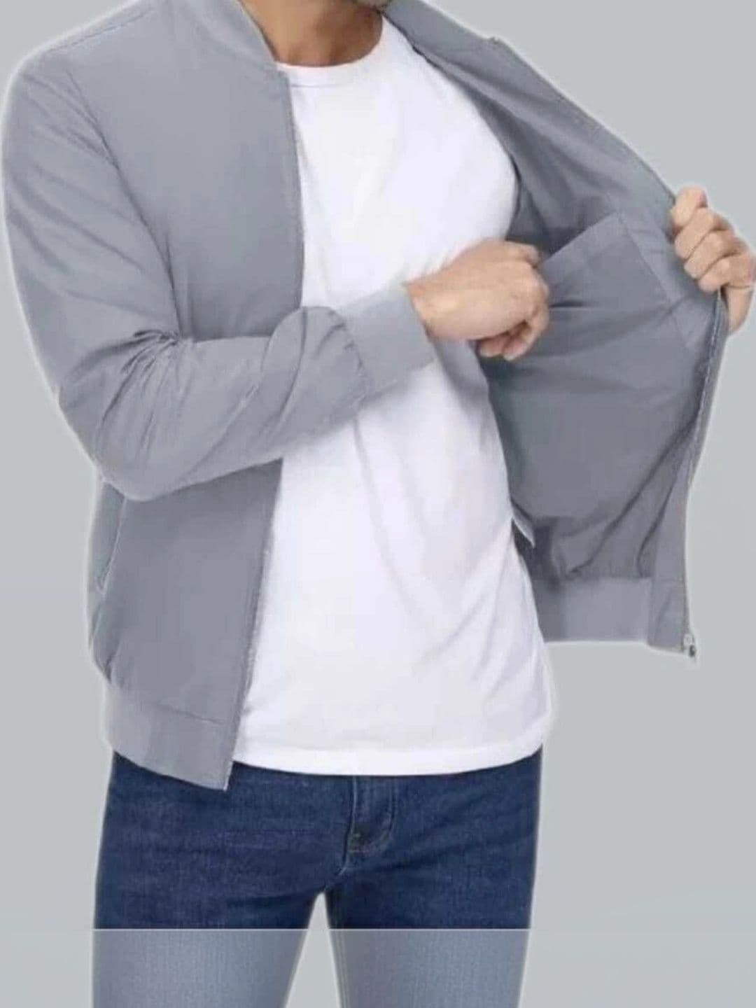 BLACK HUNTER Men Lightweight Bomber Jacket - view 1