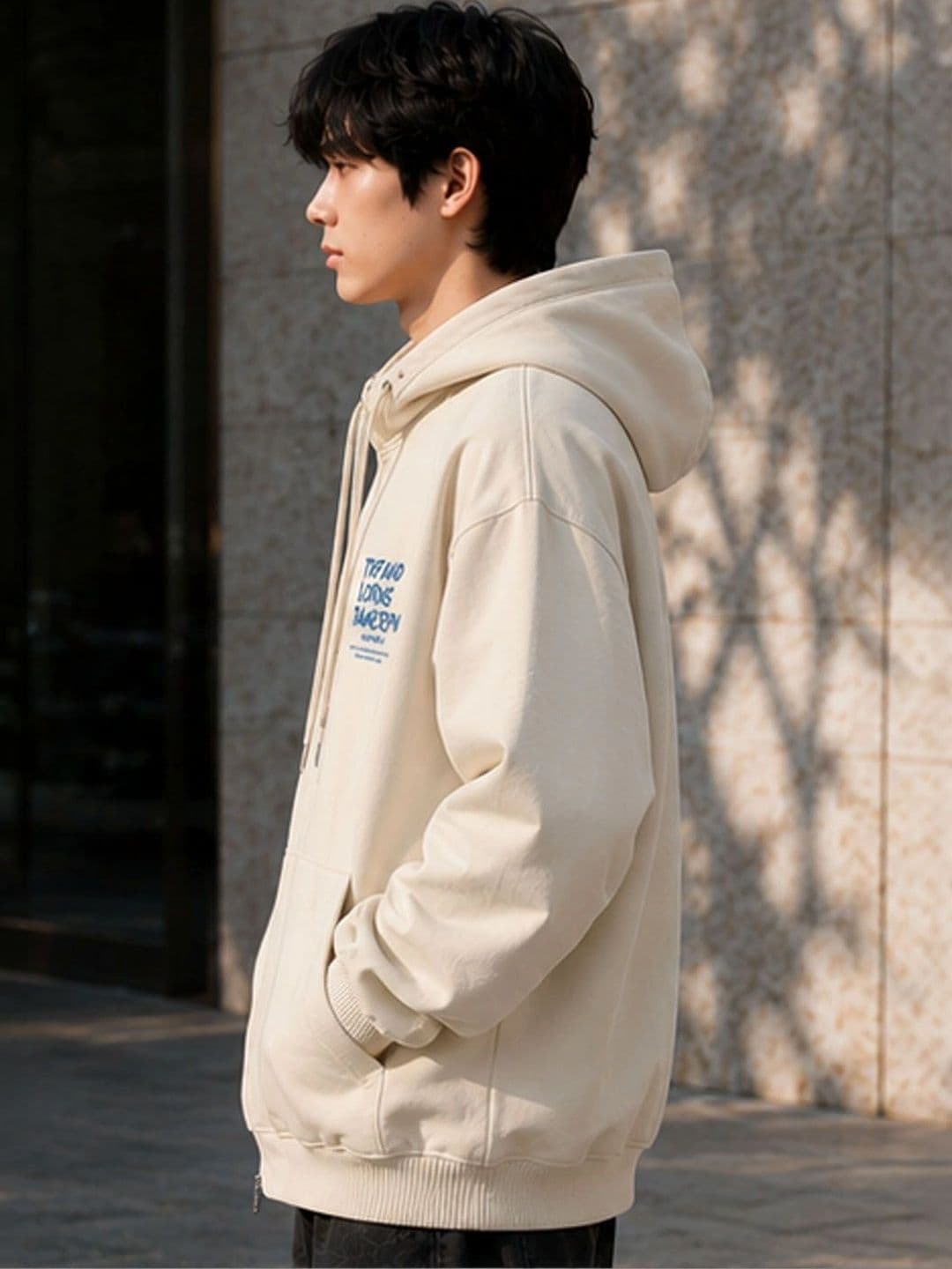 StyleCast Men Typography Lightweight Bomber Jacket - view 1